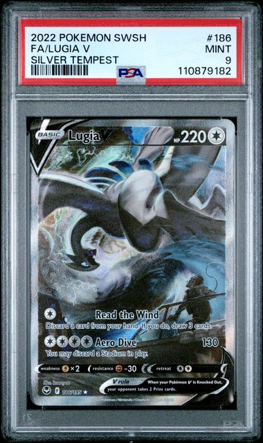 Pokemon Tcg Lugia V 186/195 (PSA 9)