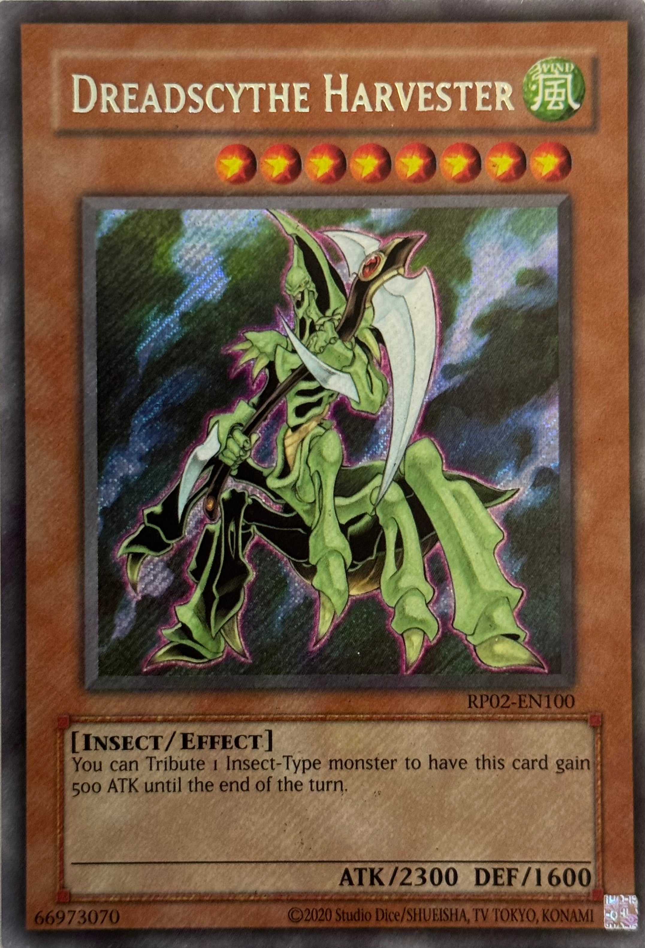 Yugioh! Dreadscythe Harvester RP02-EN100 Secret
