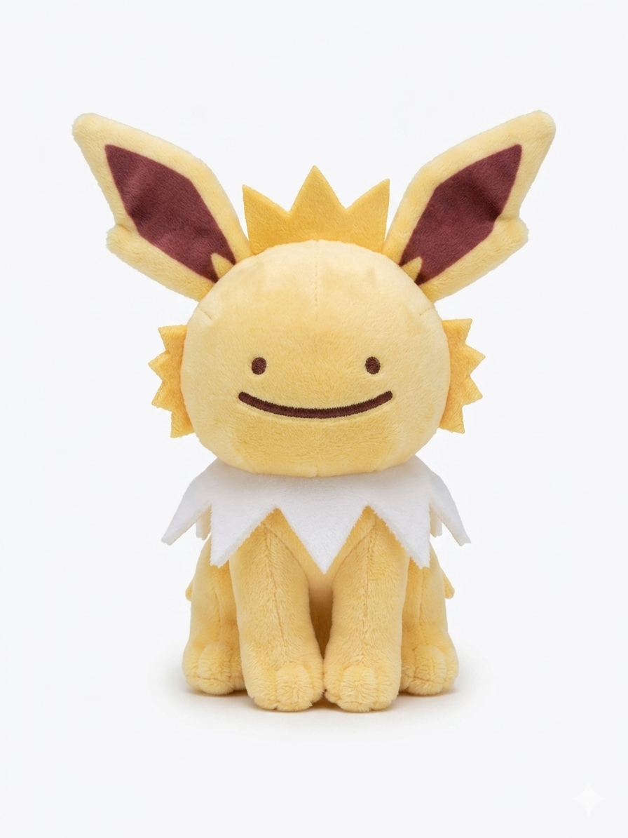 Peluche ditto jolteon (Pokemon Center)