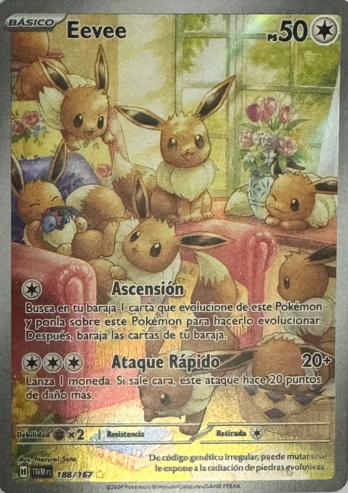 Pokemon Tcg Eevee 199/167 Español