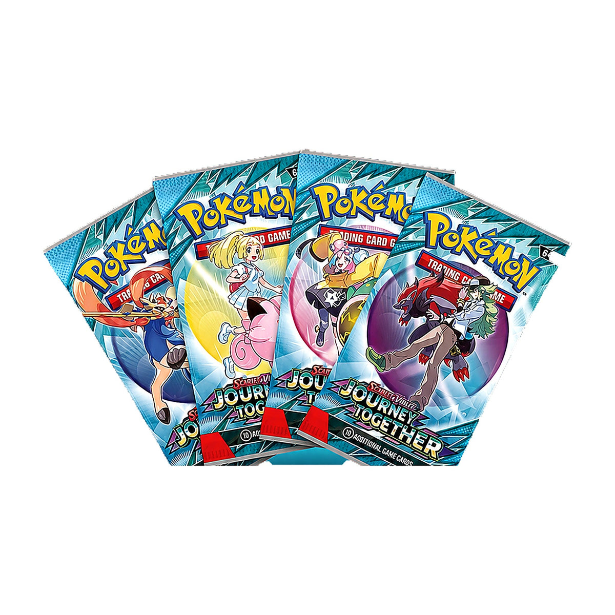 Pokemon Journey Together sobre individual sellado