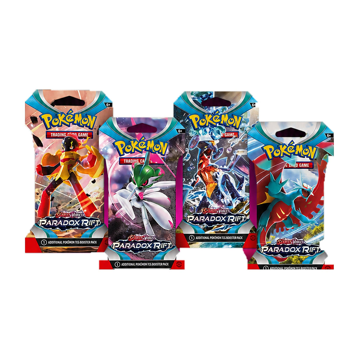 Pokemon Paradox Rift sobre individual sellado