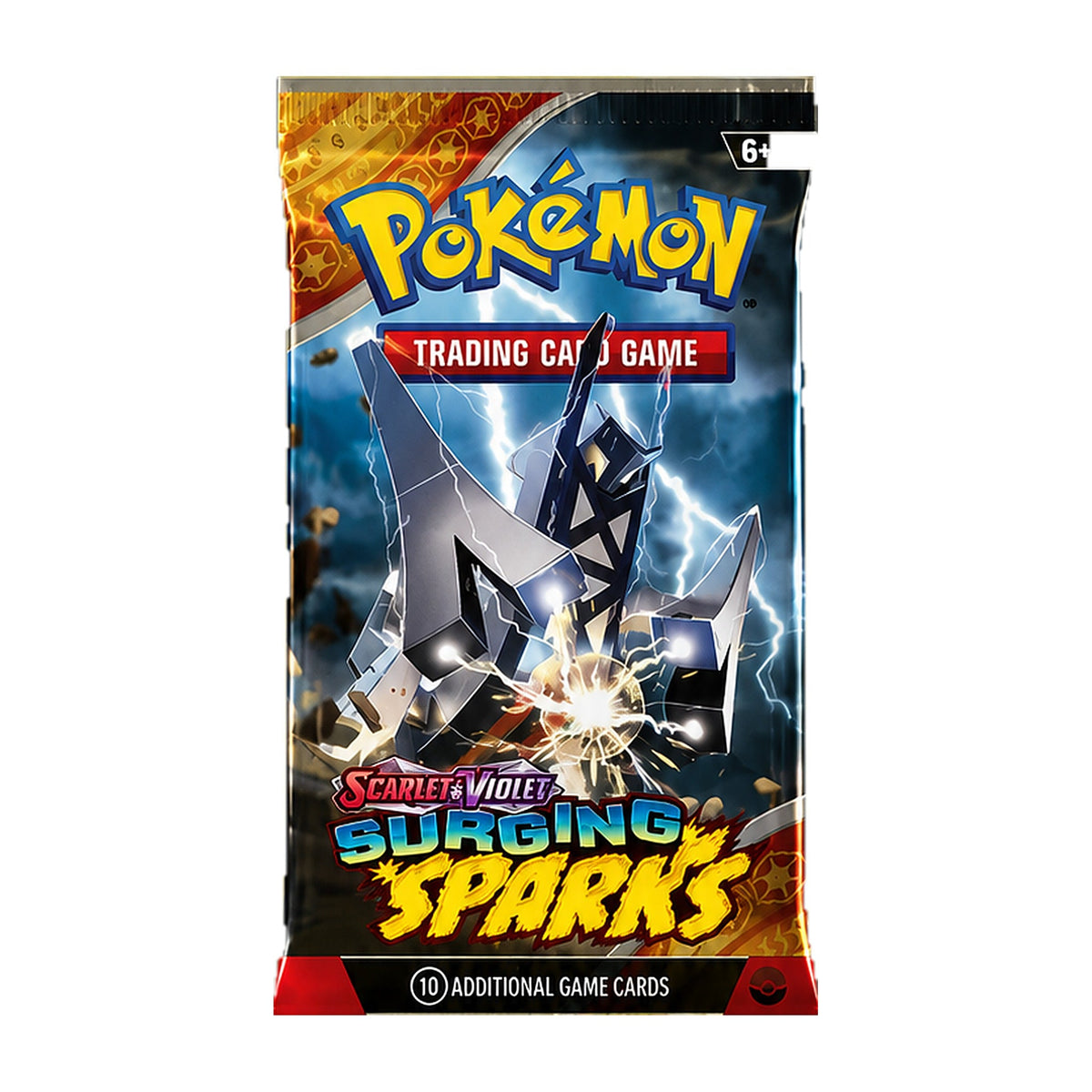 Pokemon Surging Sparks sobre individual sellado