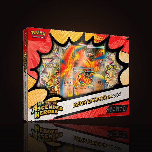 Pokémon TCG Ascended Heroes Mega Emboar ex Box sellado