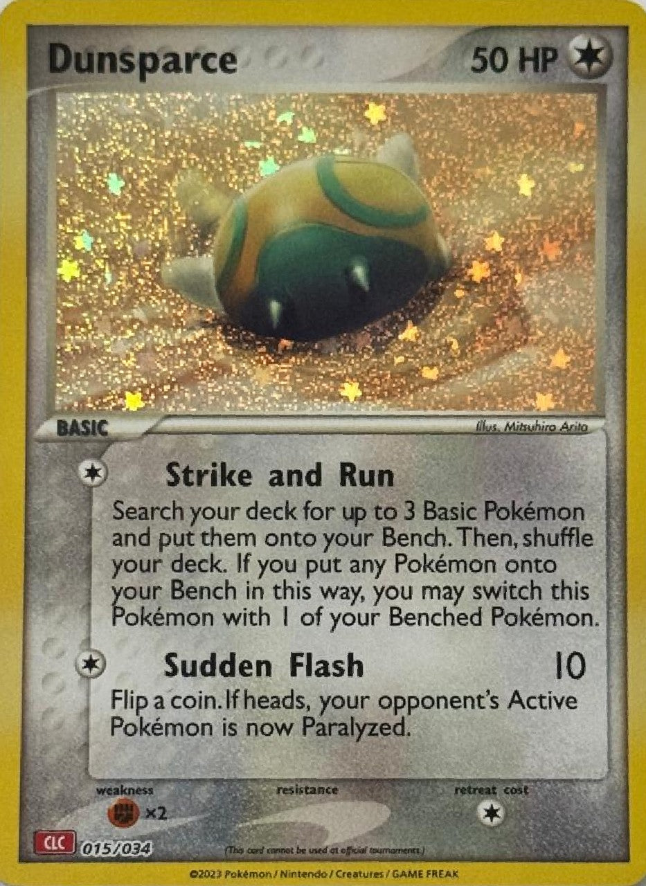 Pokémon Tcg Dunsparce 015/034 (CLC) Holo