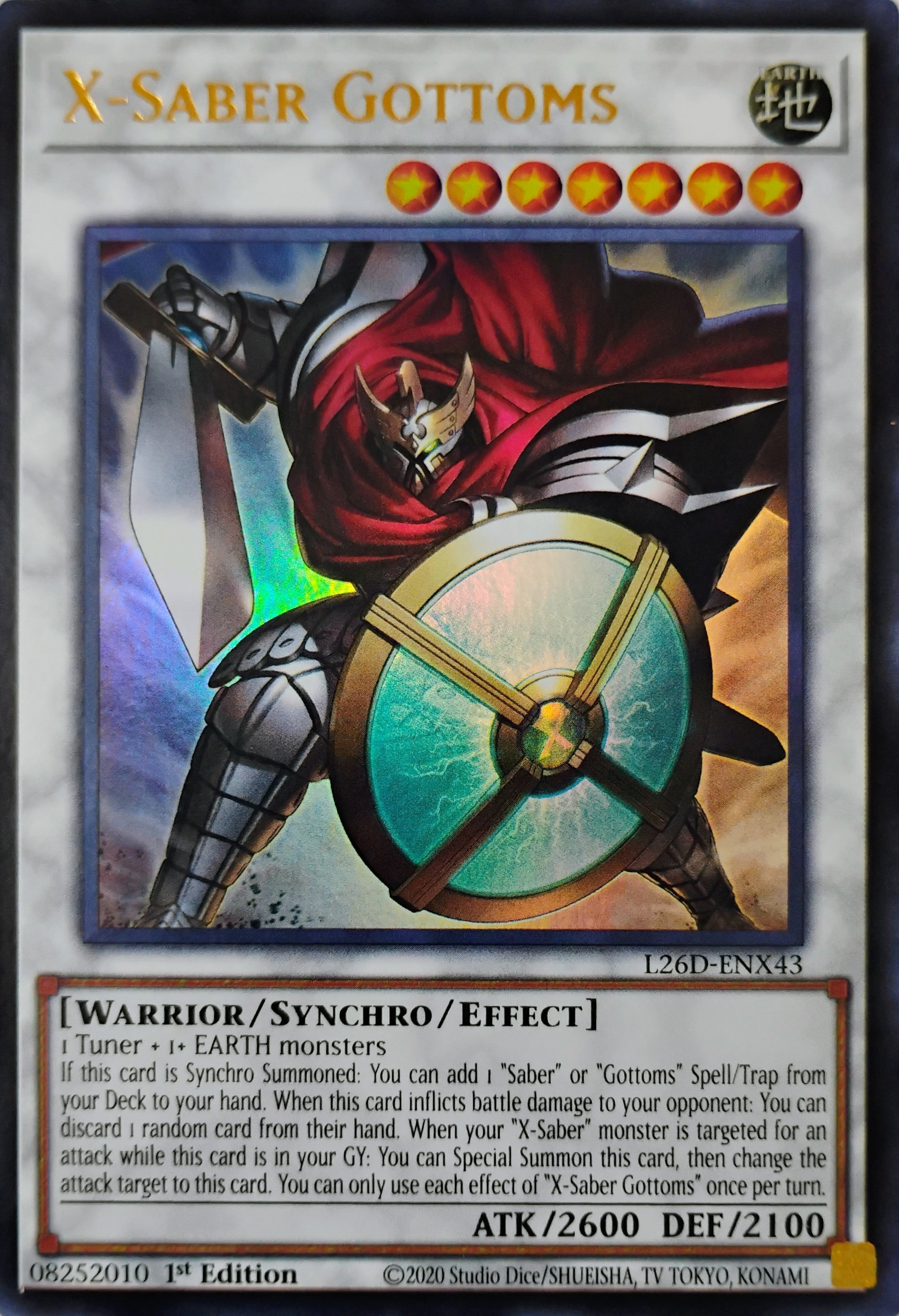 Yugioh! X-Saber Gottoms L26D-ENX43 Ultra Rare