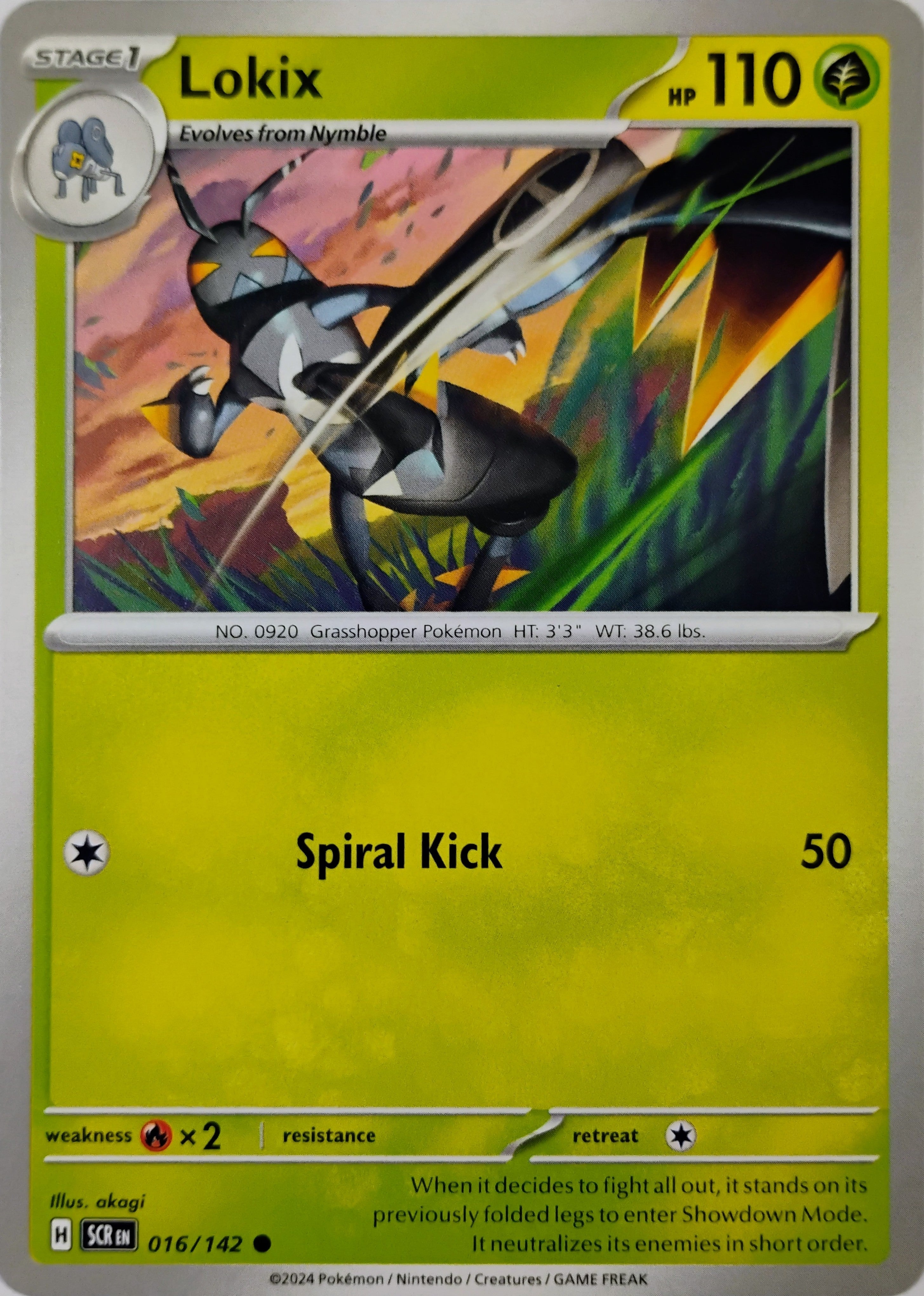 Pokémon tcg Lokix 016/142