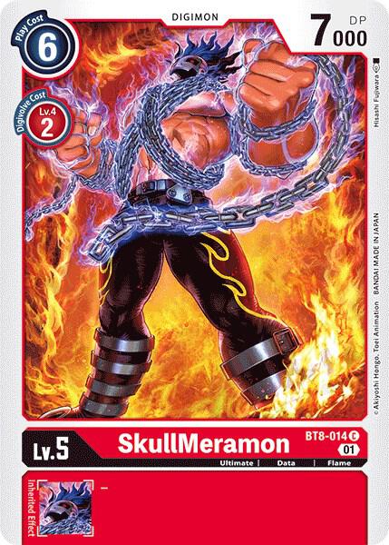 Digimon Tcg SkullMeramon Bt8-014