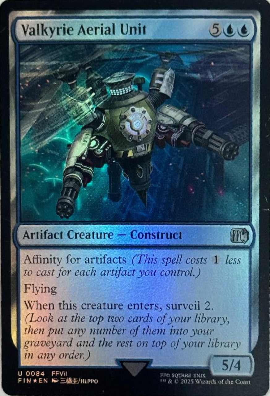 Magic Tcg Valkyrie Aerial Unit 0084 Foil