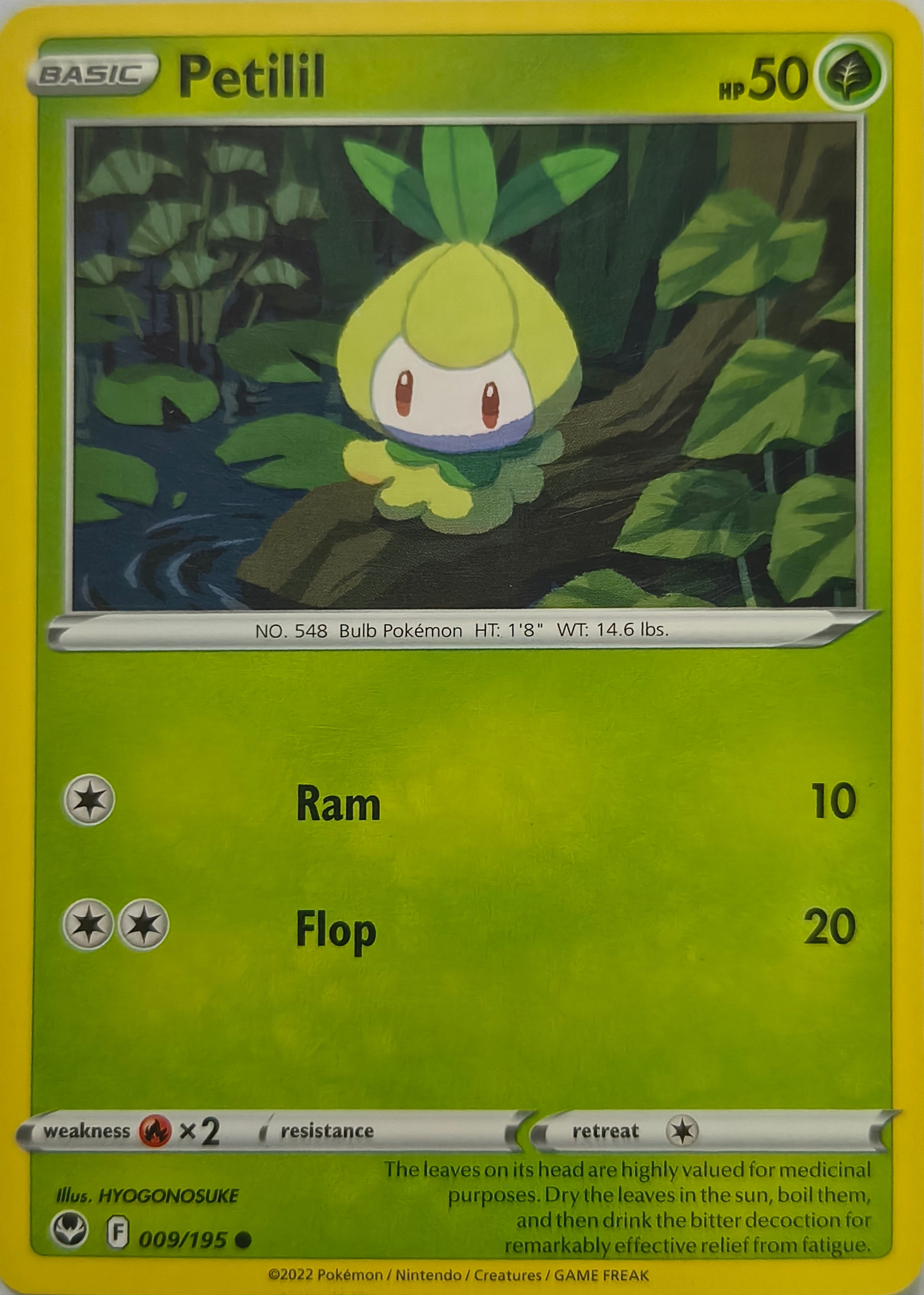 Pokémon tcg Petilil 009/195