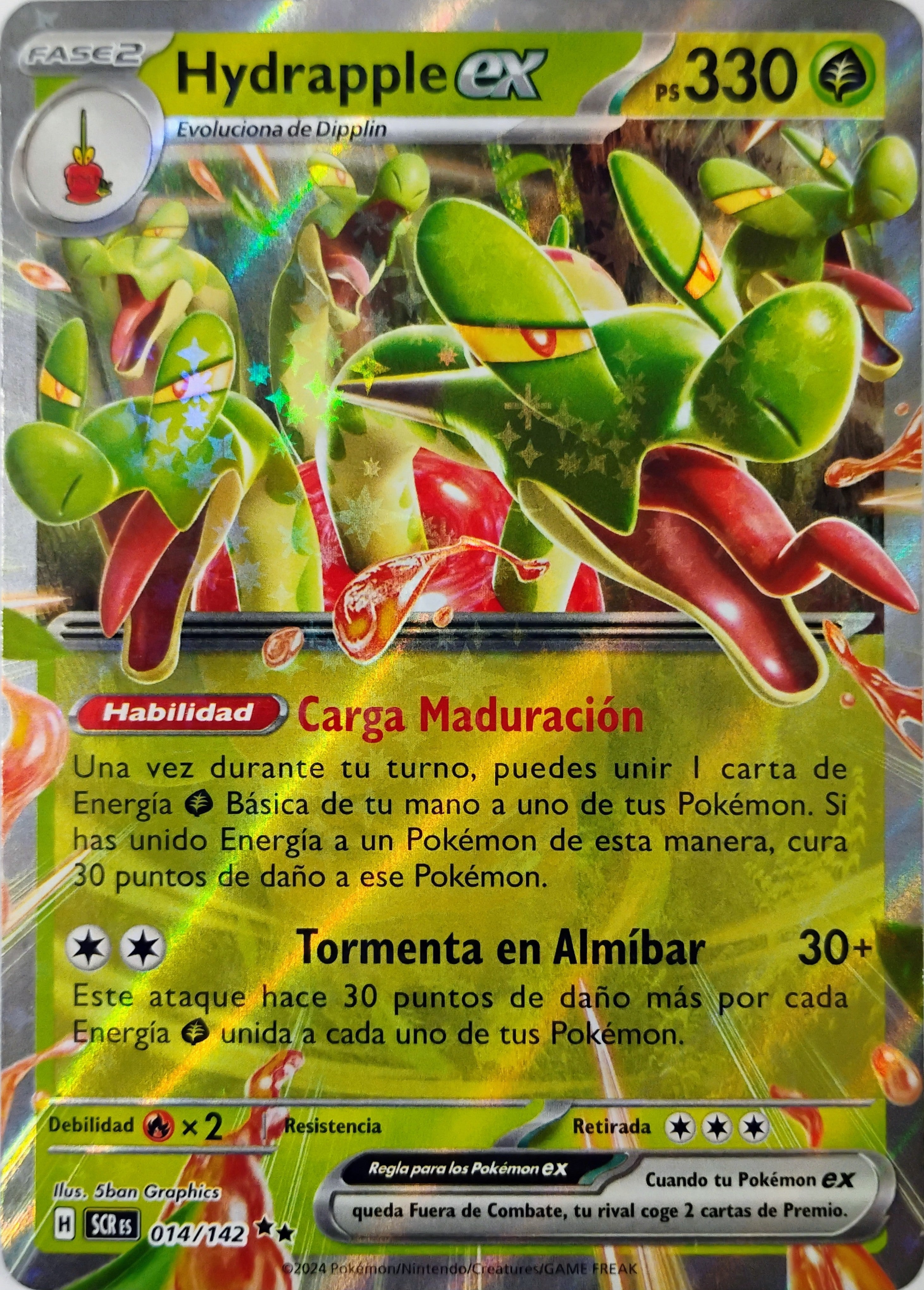 Pokémon tcg Hydrapple Ex 014/142 (Español)
