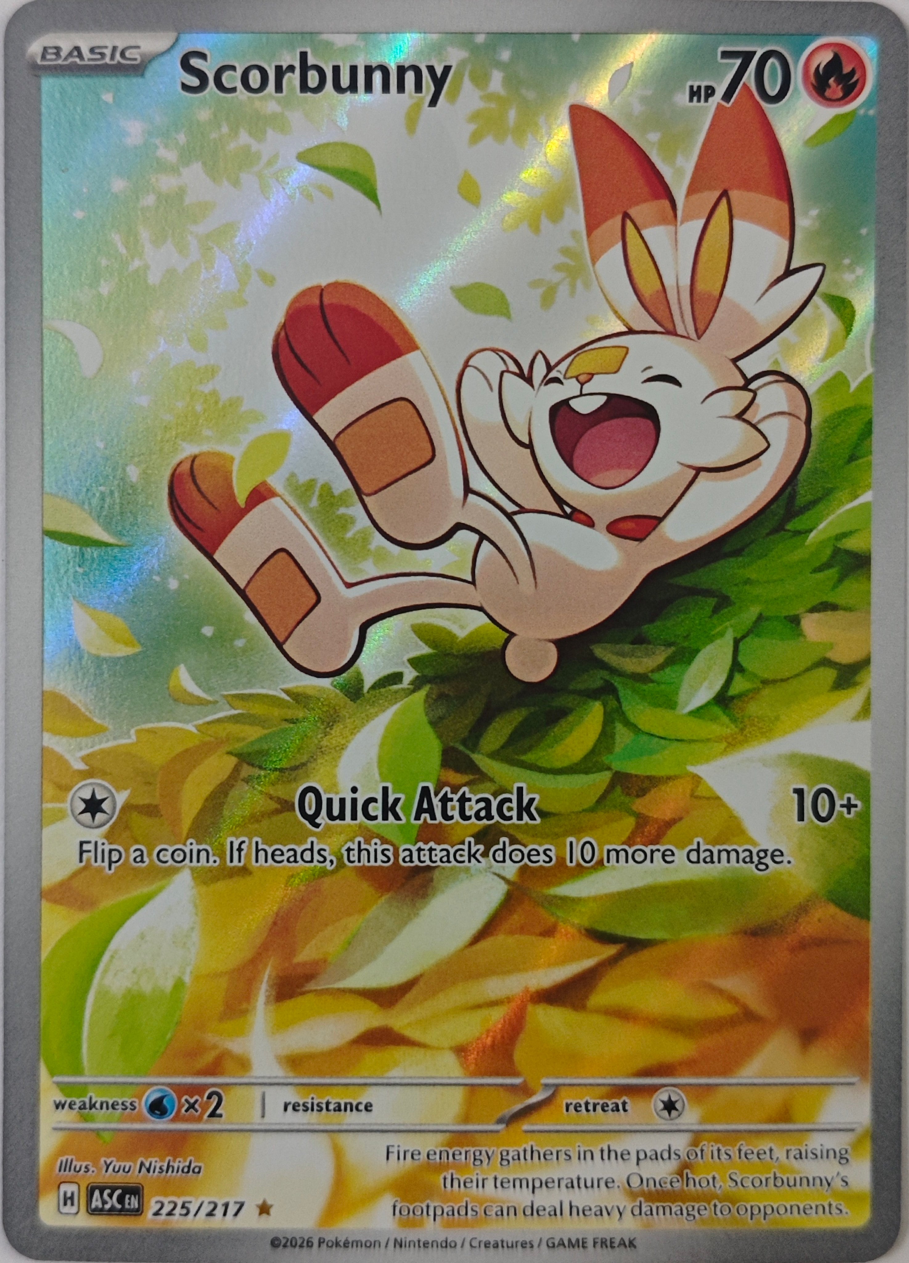 Pokémon Tcg Scorbunny 225/217