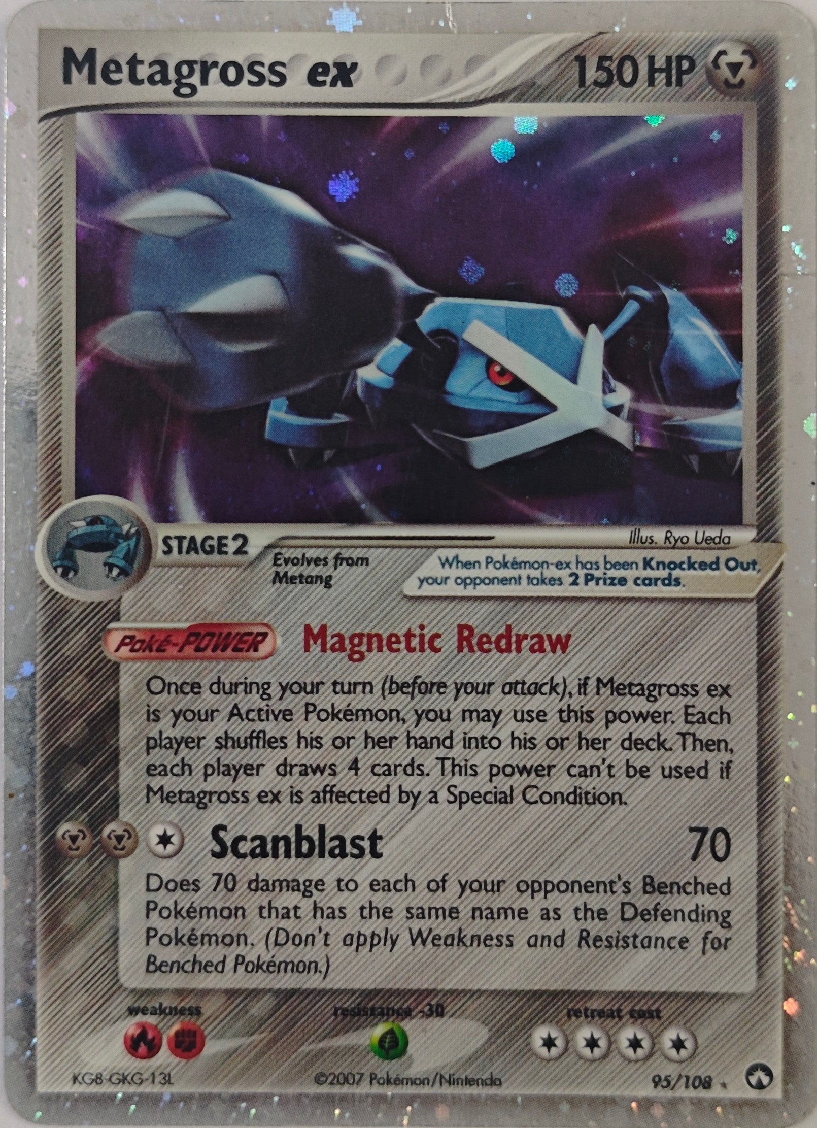 Pokémon Tcg Metagross ex 95/108 Ultra Rare