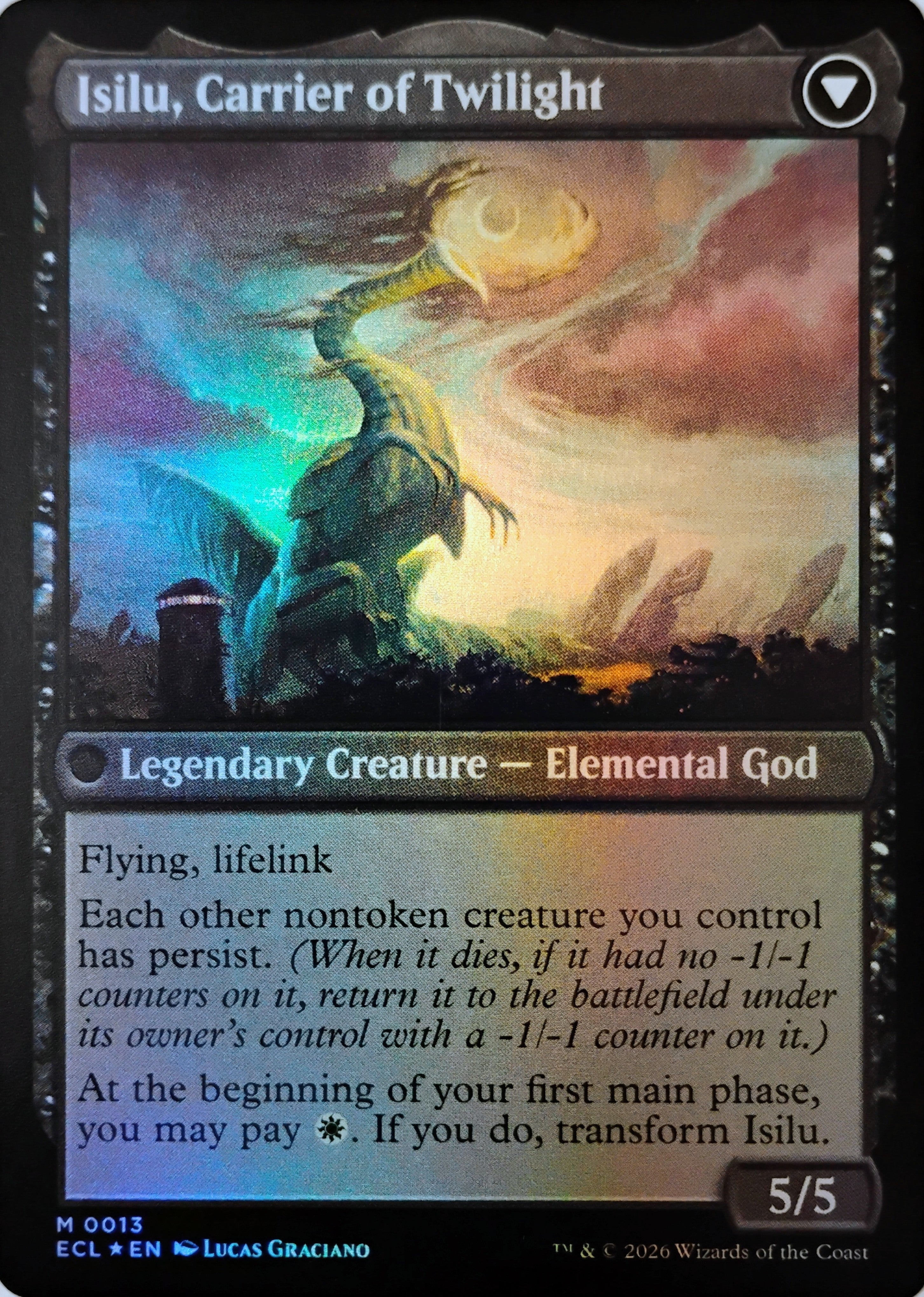 Magic tcg Eirdu, Carrier Of Dawn // Isilu Carrier Of Twilight 0013 Foil