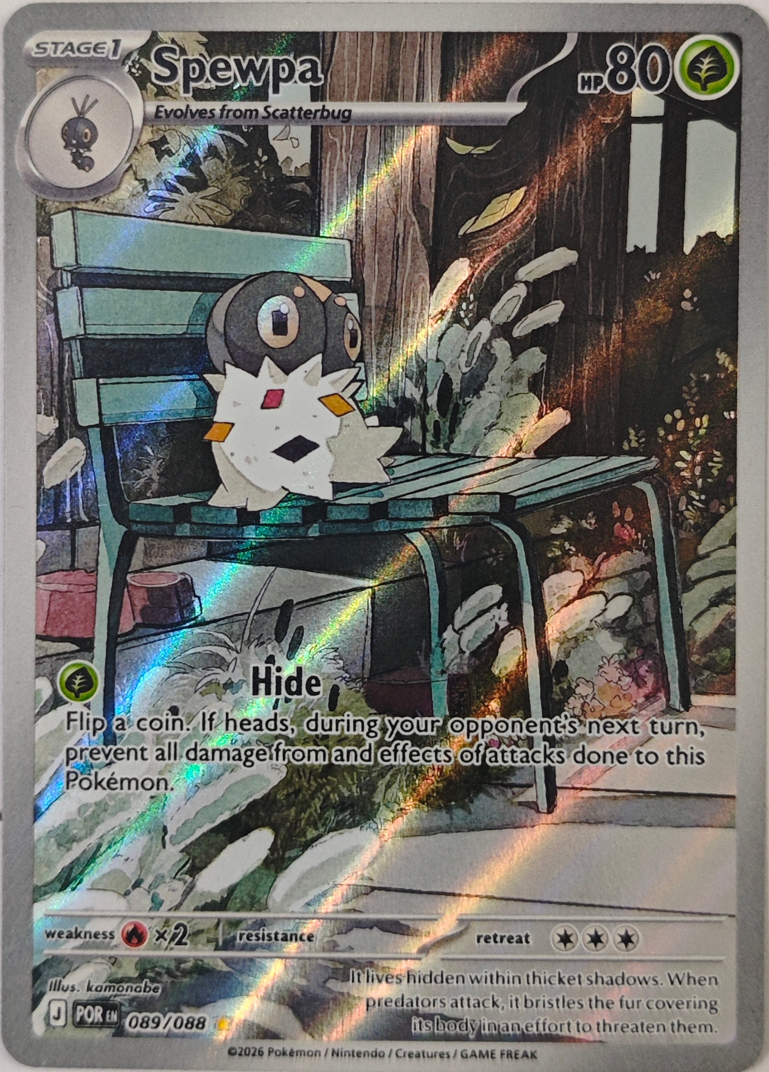 Pokémon Tcg Spewpa 089/088