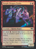 Magic Tcg Purple Dragón Punks 0100 Foil