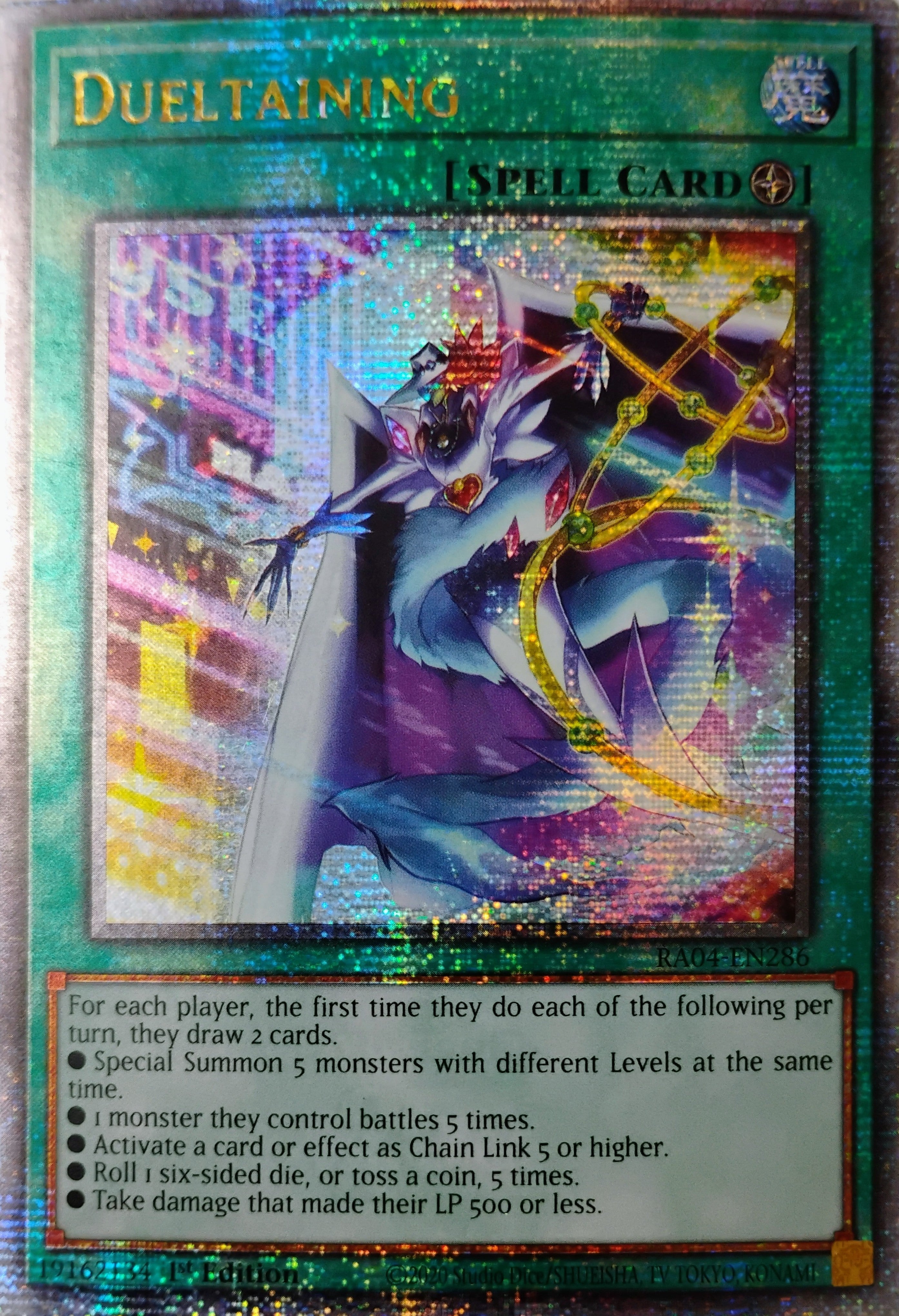 Yugioh! Dueltaining Ra04-en286 Quarter Century