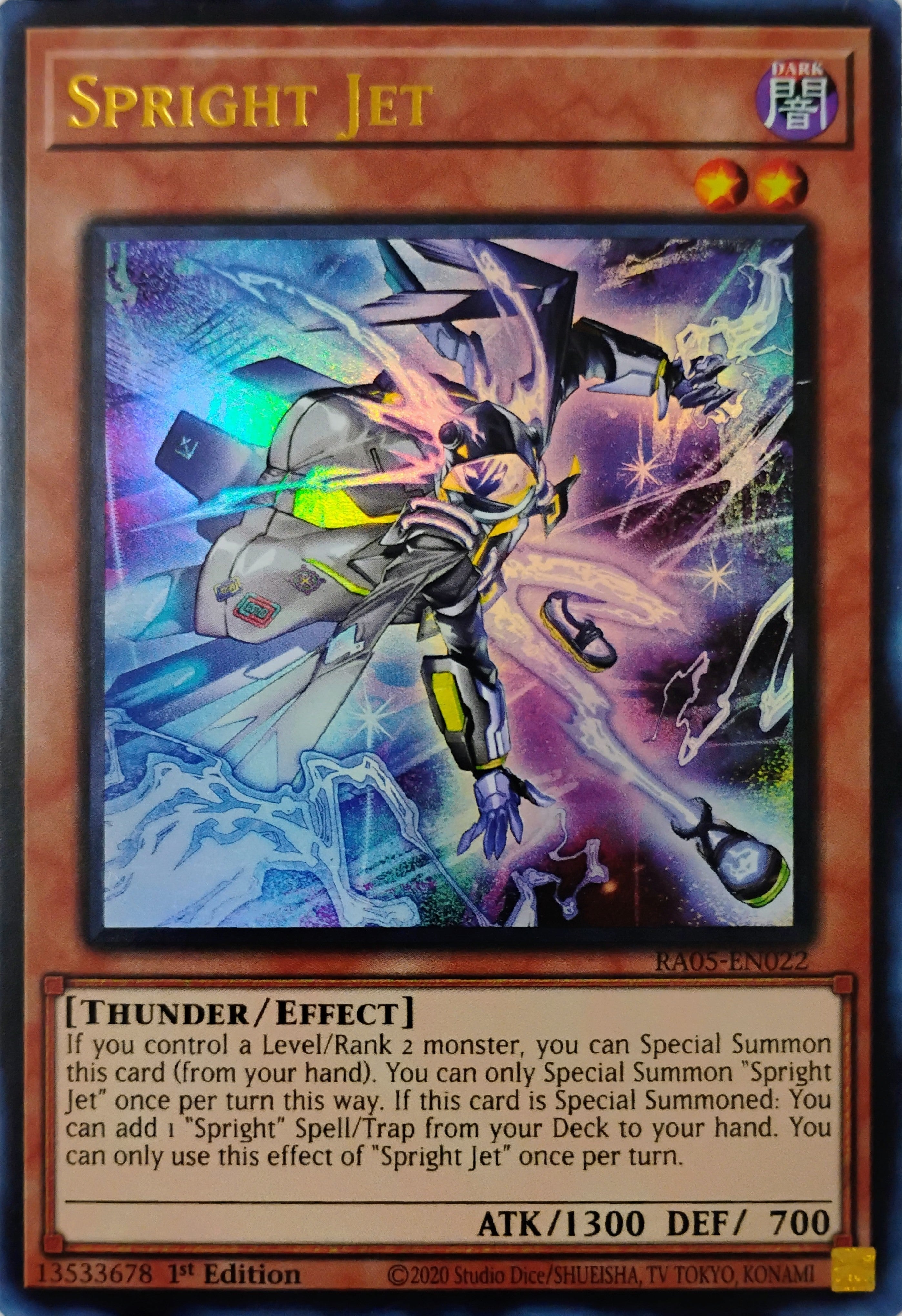 Yugioh! Spright Jet Ra05-en022 Ultra Rare