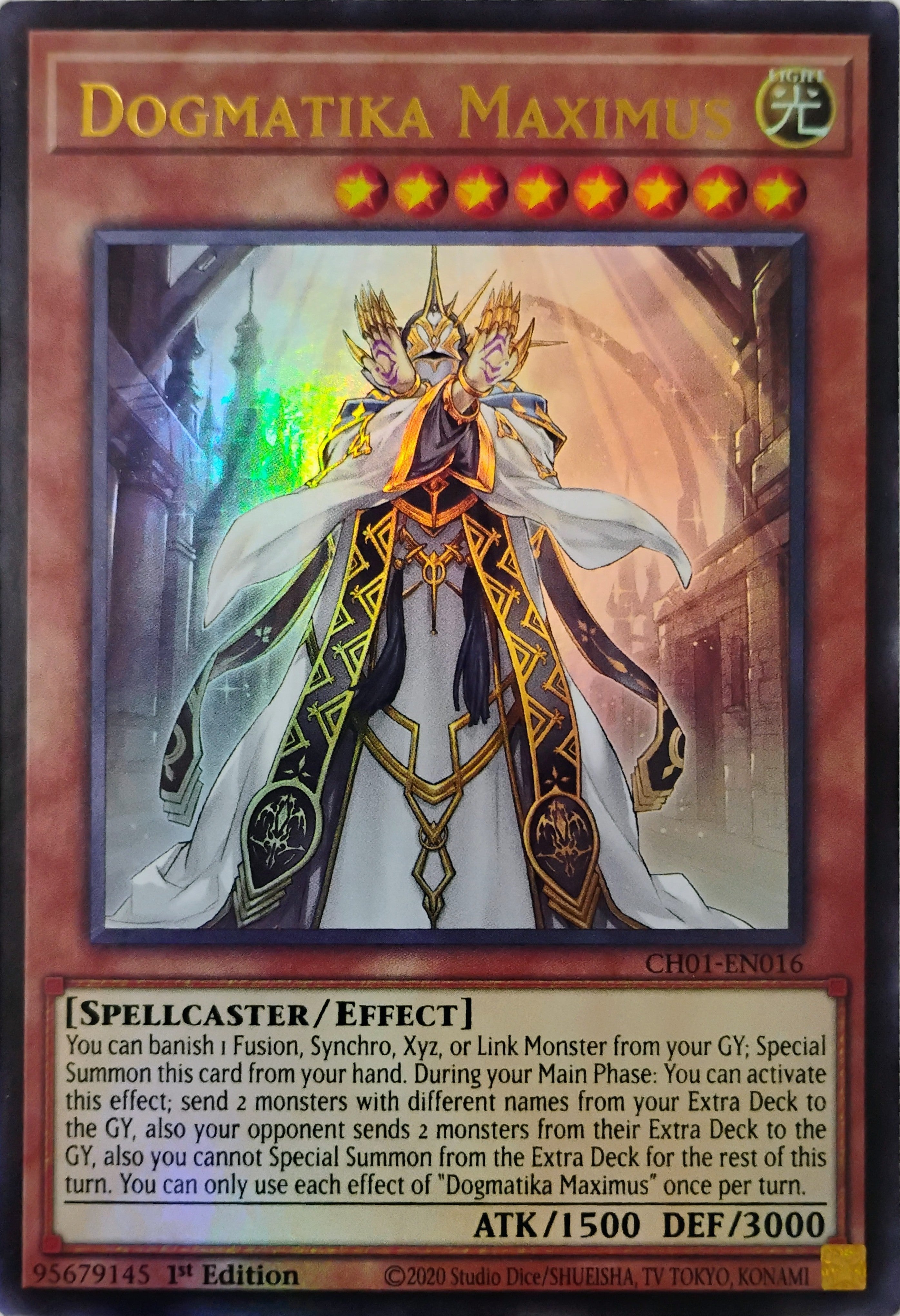 Yugioh! Dogmatika Maximus Ch01-en016 Ultra Rare