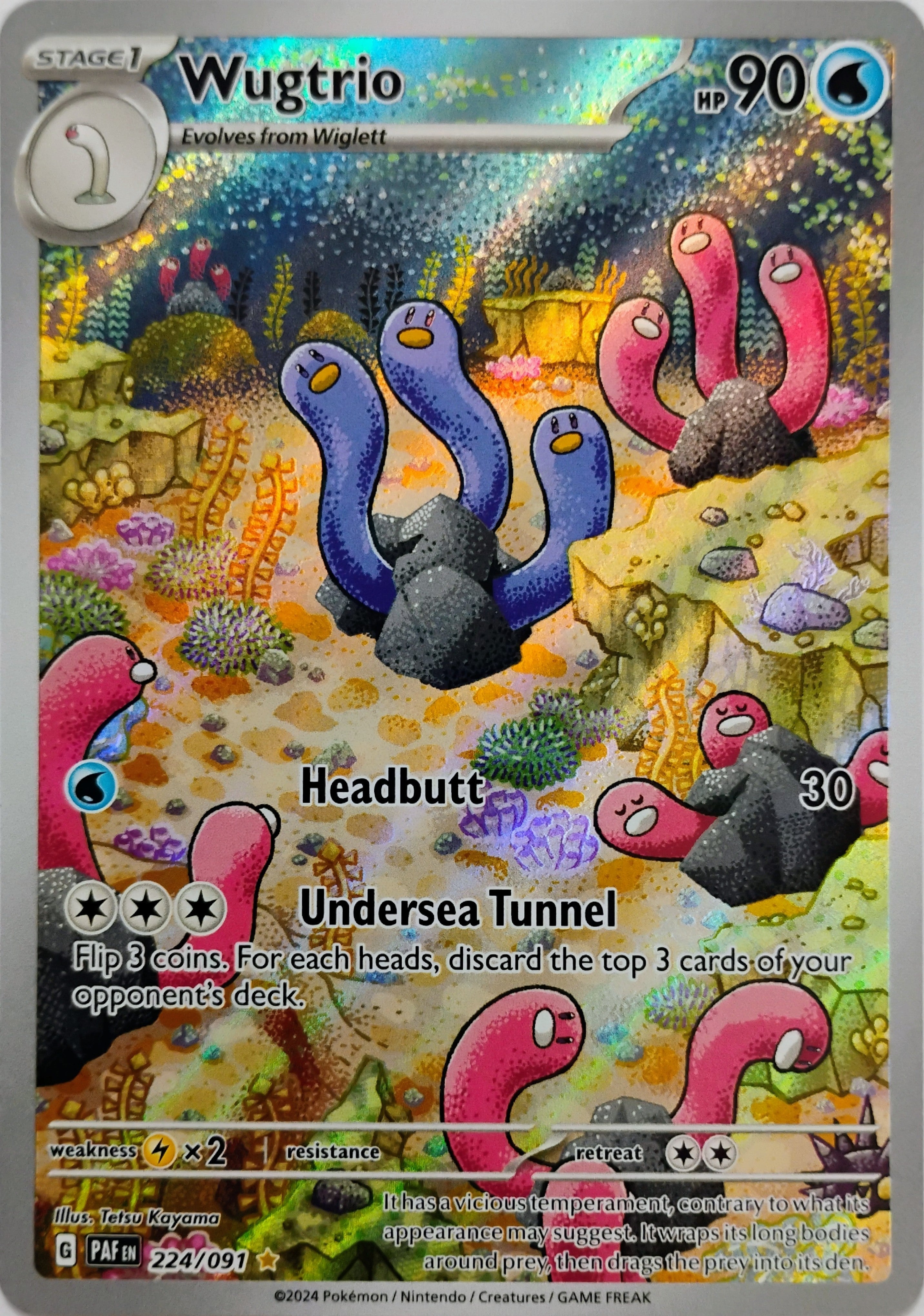 Pokémon tcg Wugtrio 224/091