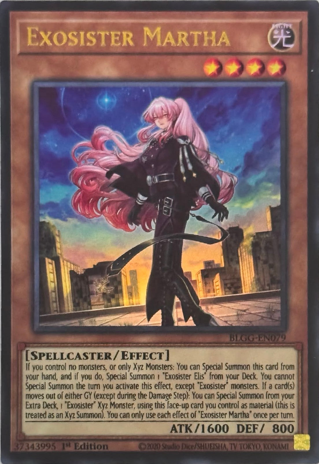 Yugioh! Exosister Martha BLGG-EN079 1st Edition Ultra