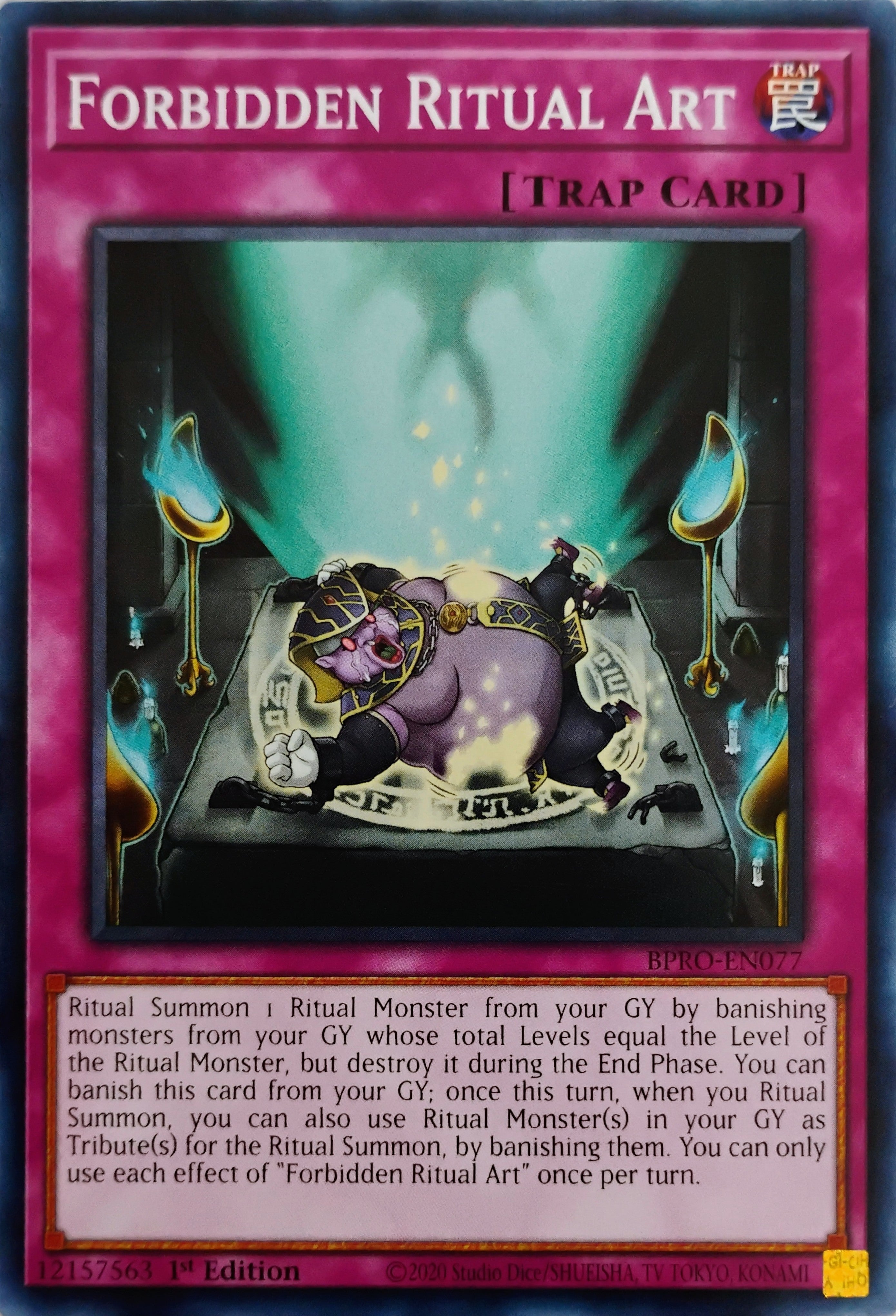 Yugioh! Forbidden Ritual Art Bpro-en077