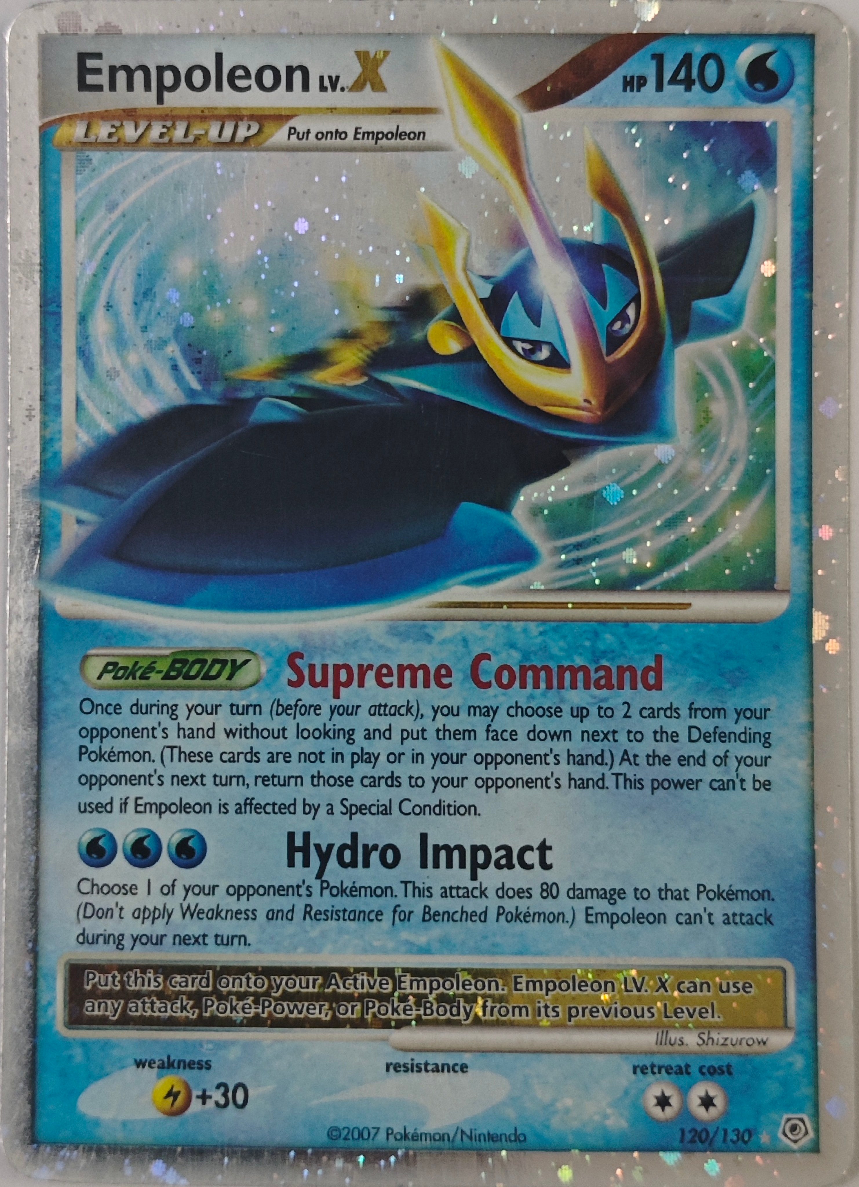 Pokémon Tcg Empoleon LV.X 120/130