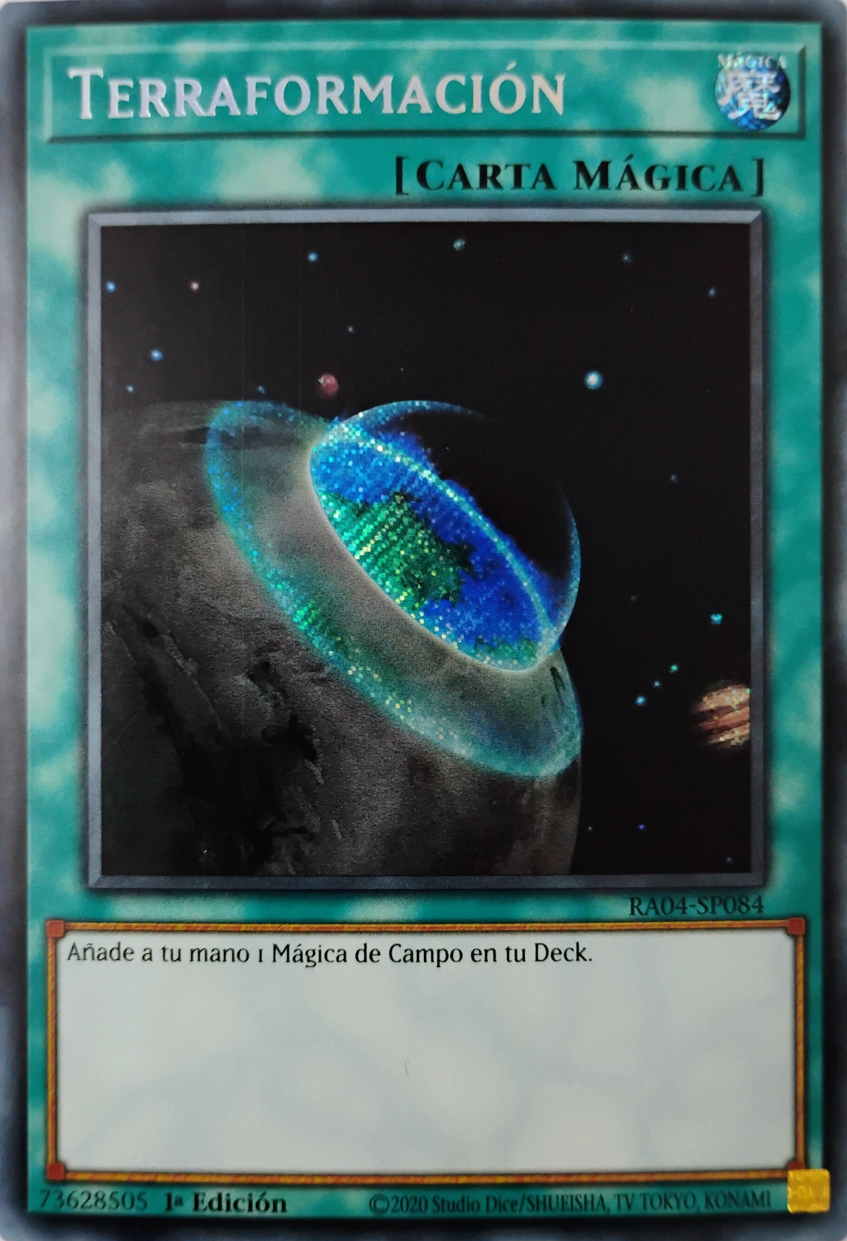Yugioh! Terraformacion Ra04-sp084 1st edition Secreta