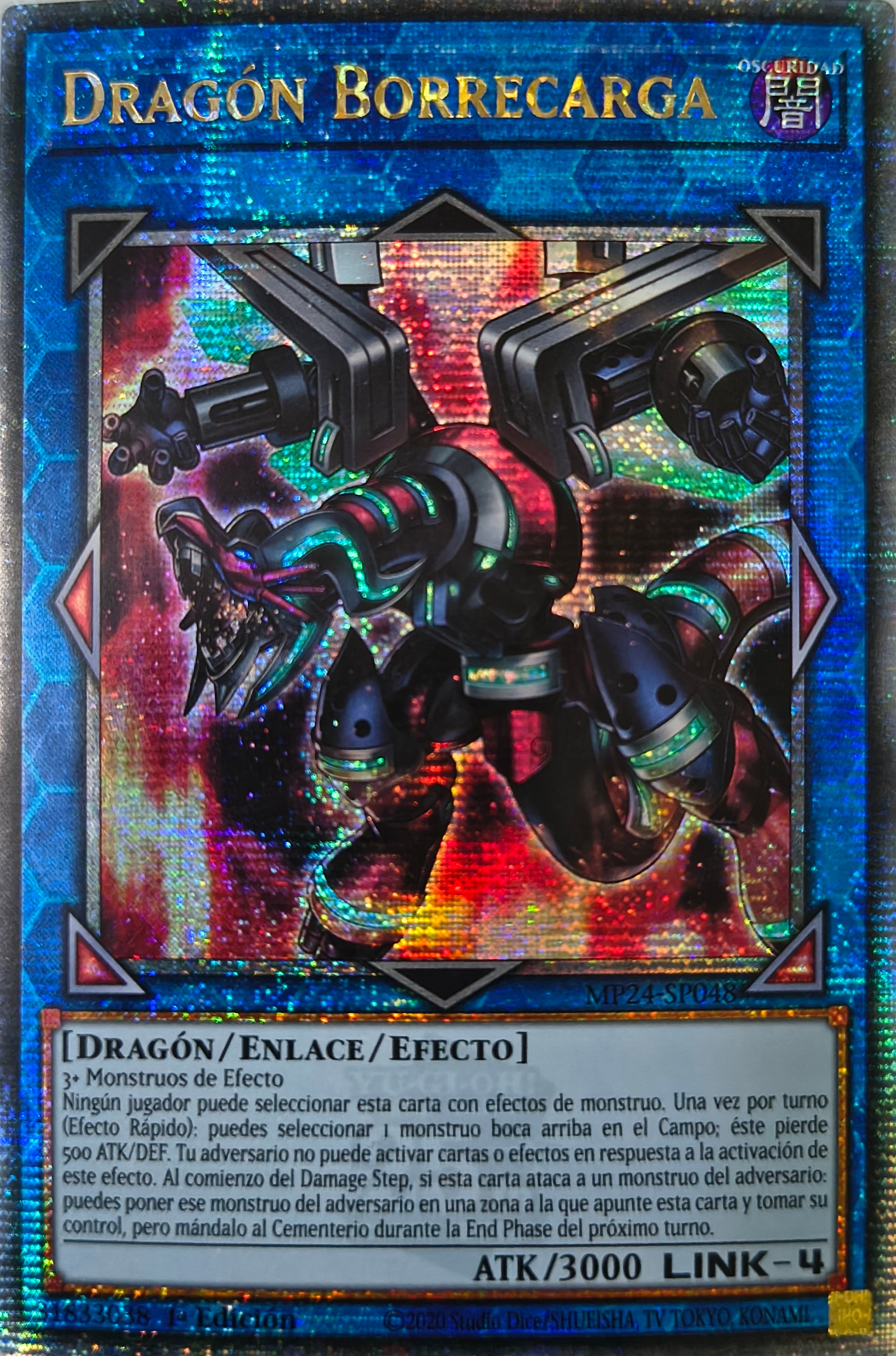 Yugioh! Dragon Borrecarga Mp24-sp048 1st Edition Quarter Century (Alterna)