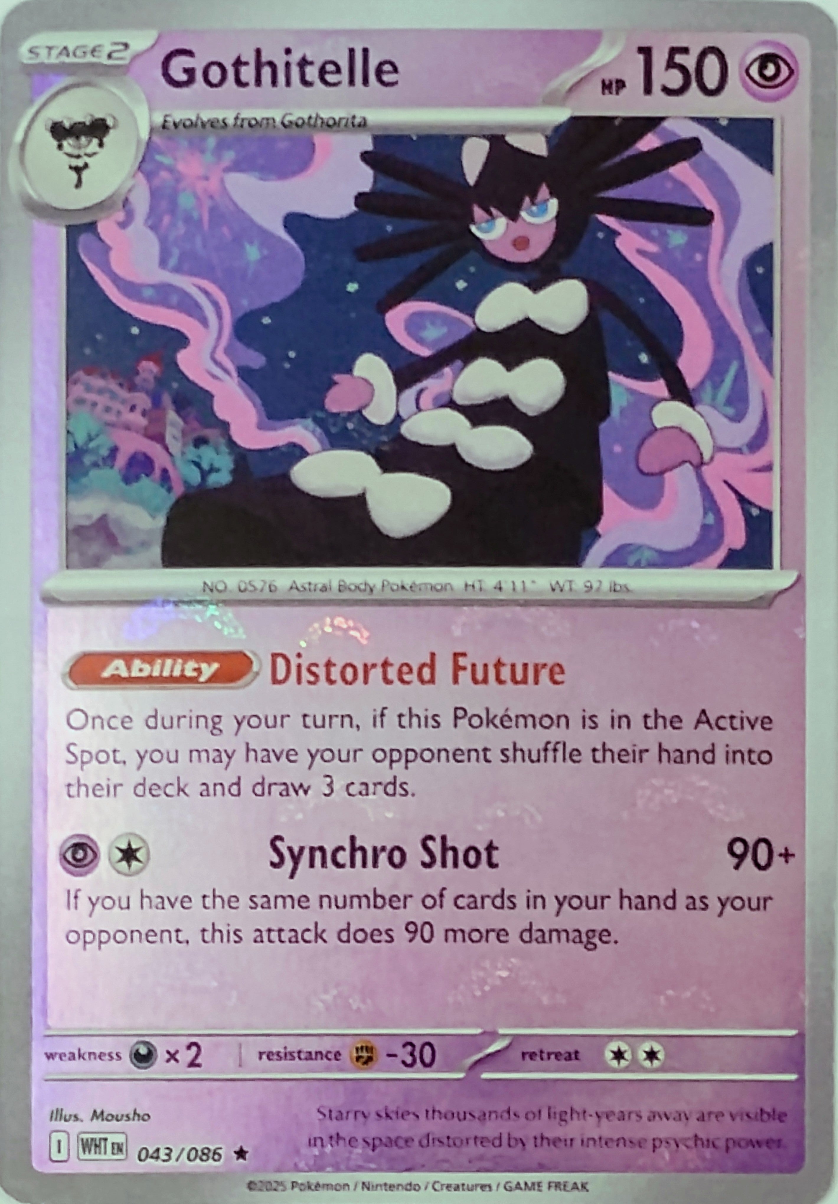 Pokémon Tcg gothielle 043/086 Poke ball