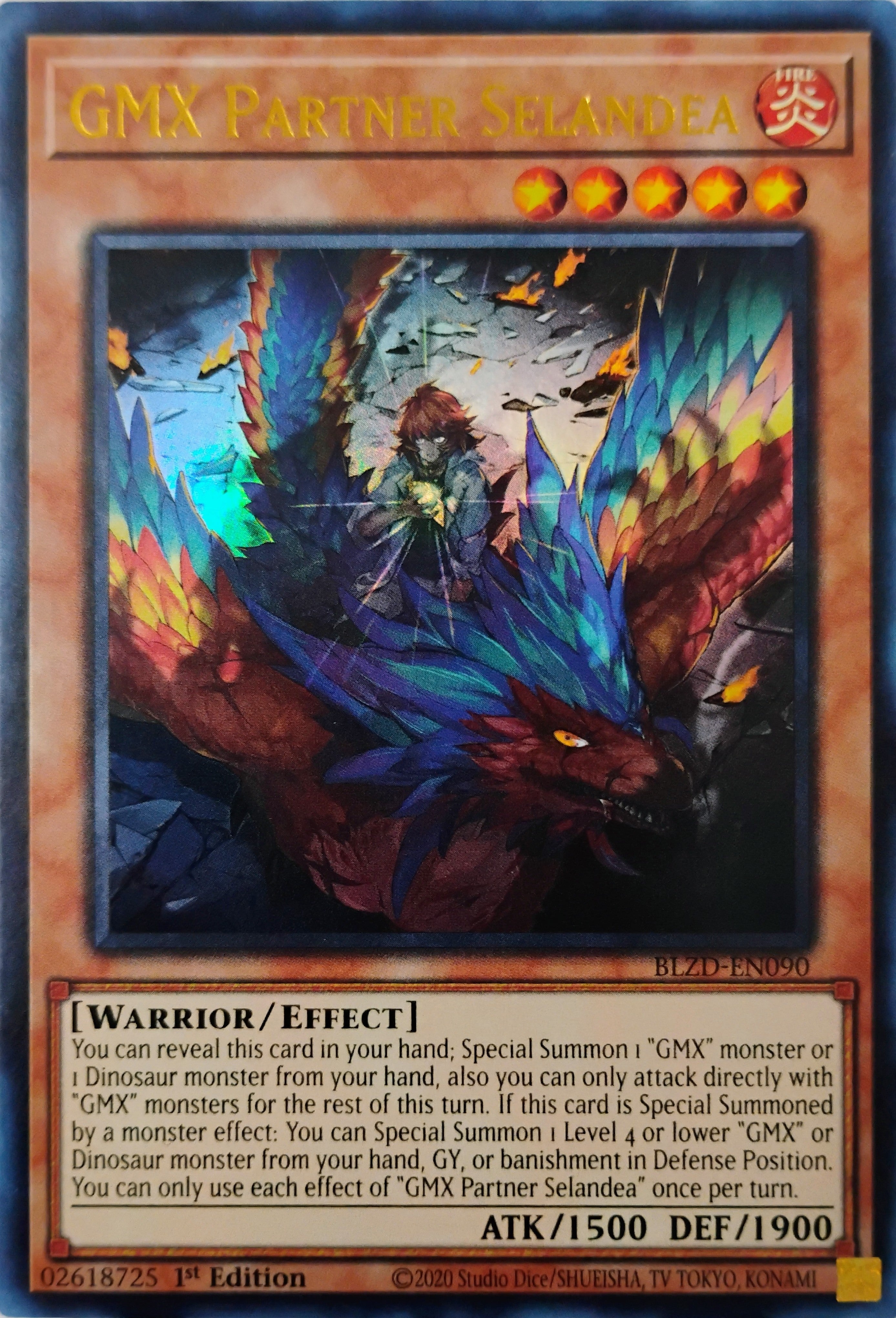 Yugioh! GMX Partner Selandea Blzd-en090 1st edition Ultra Rare