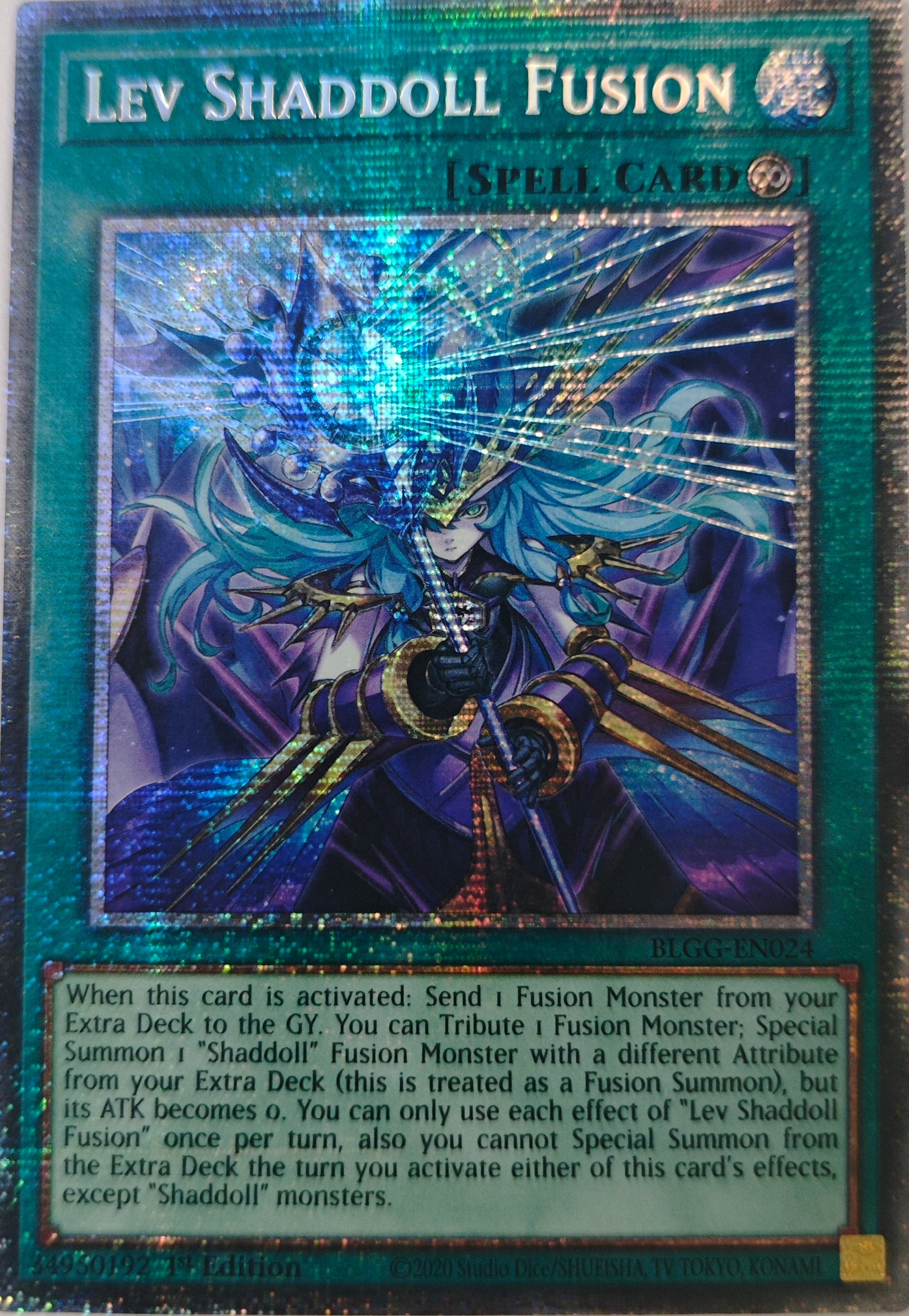 Yugioh! Lev Shaddoll Fusion Blgg-En024 1st Edition Starlight