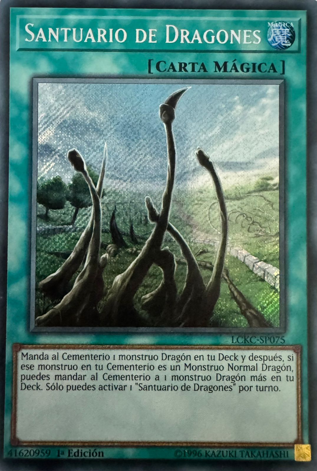 Yugioh! Santuario De Dragones Lckc-sp075 1st Edition Secreta
