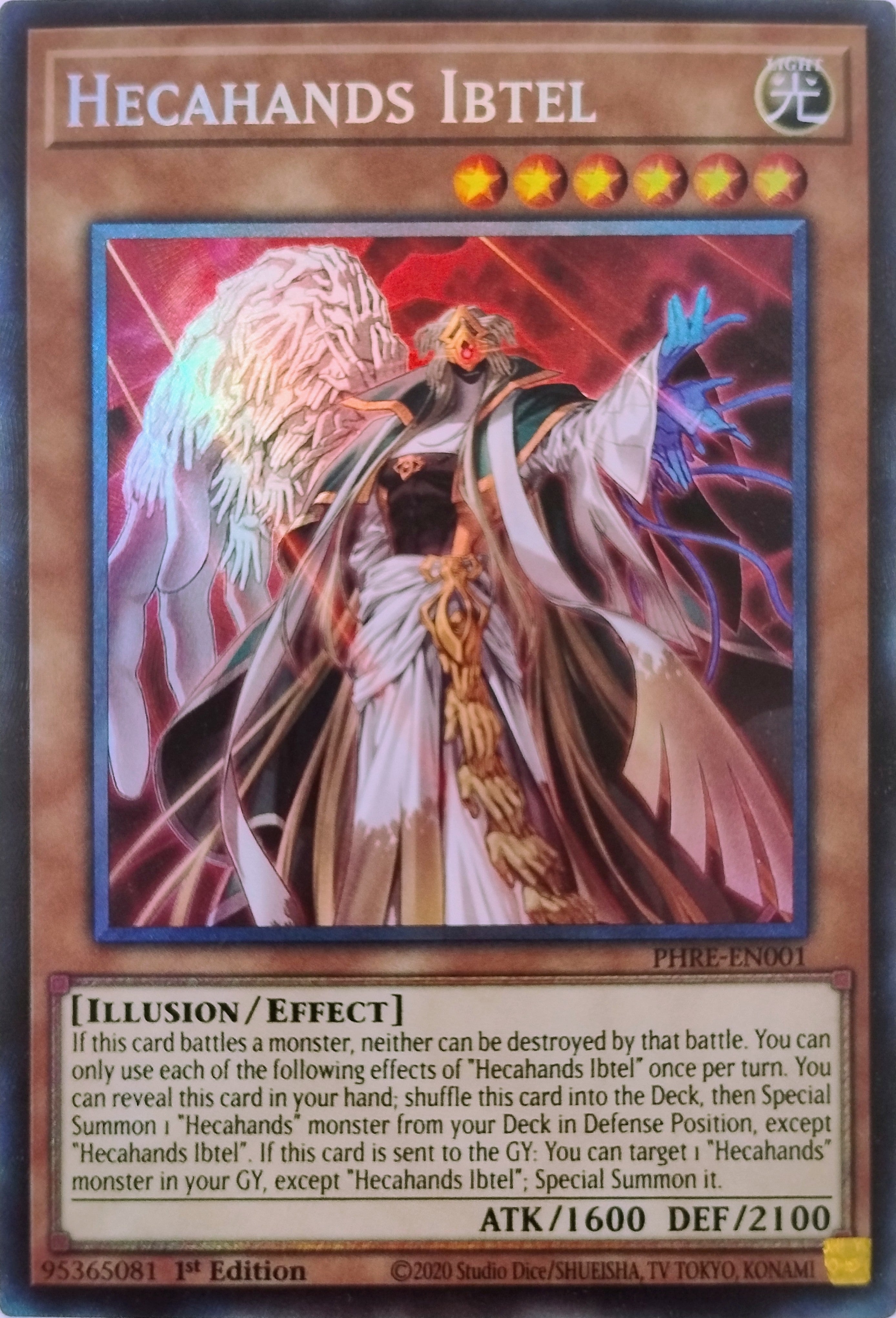 Yugioh! Hecahands Ibtel Phre-en001 Collector