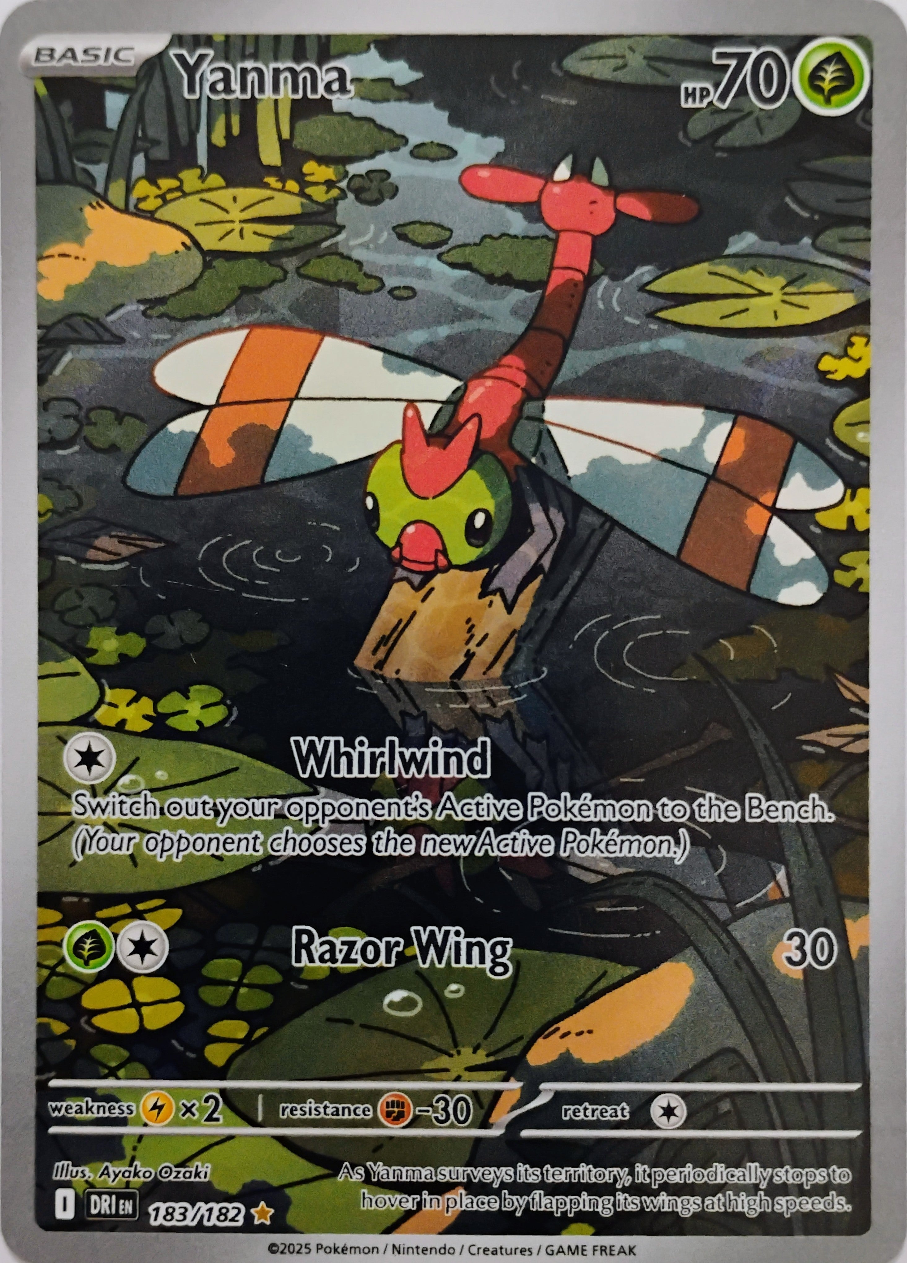 Pokémon tcg Yanma 183/182