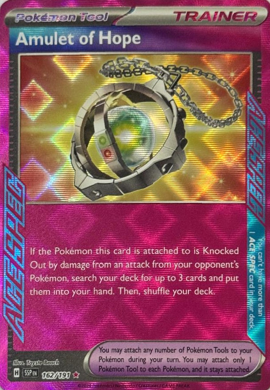 Pokémon Tcg Amulet Of Hope 162/191