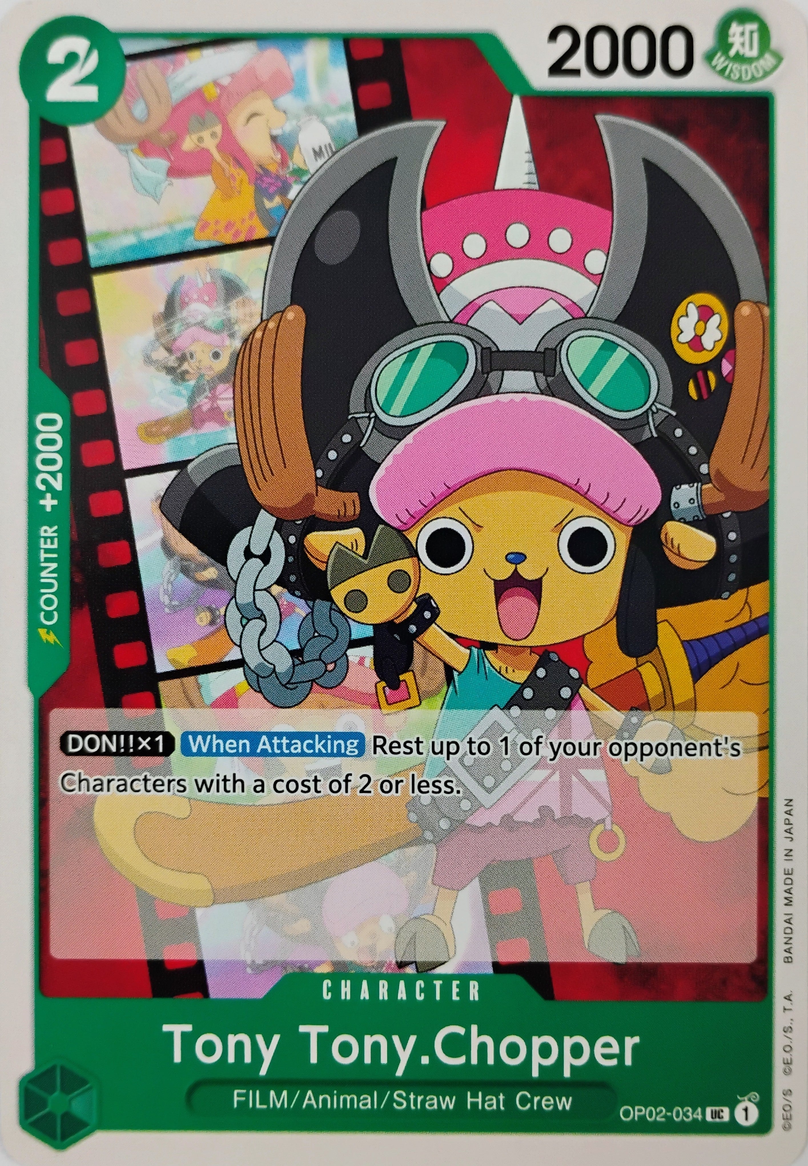 One piece tcg Tony Tony.Chopper Op02-034