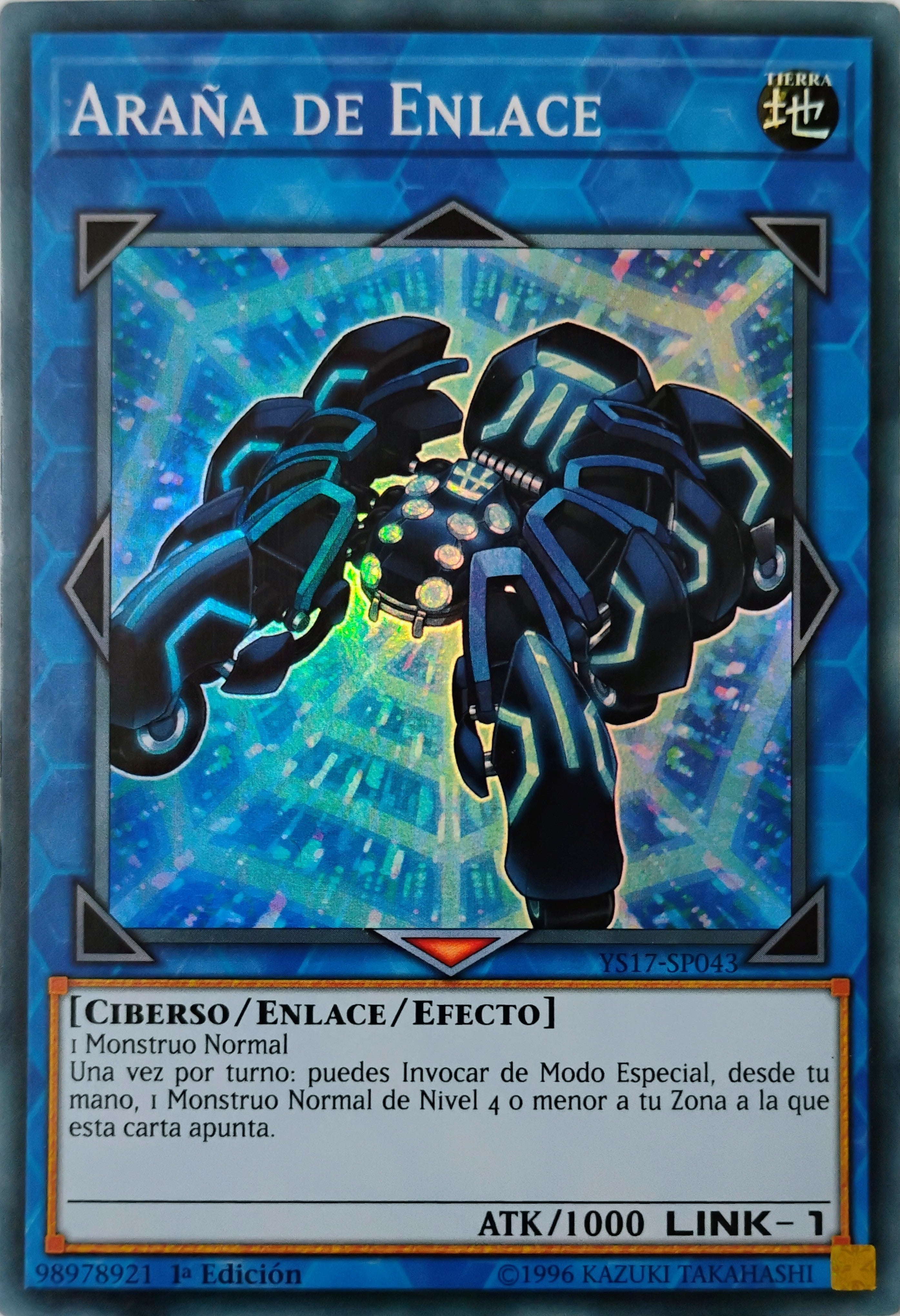 Yugioh! Araña De Enlace Ys17-sp043 Super Rare
