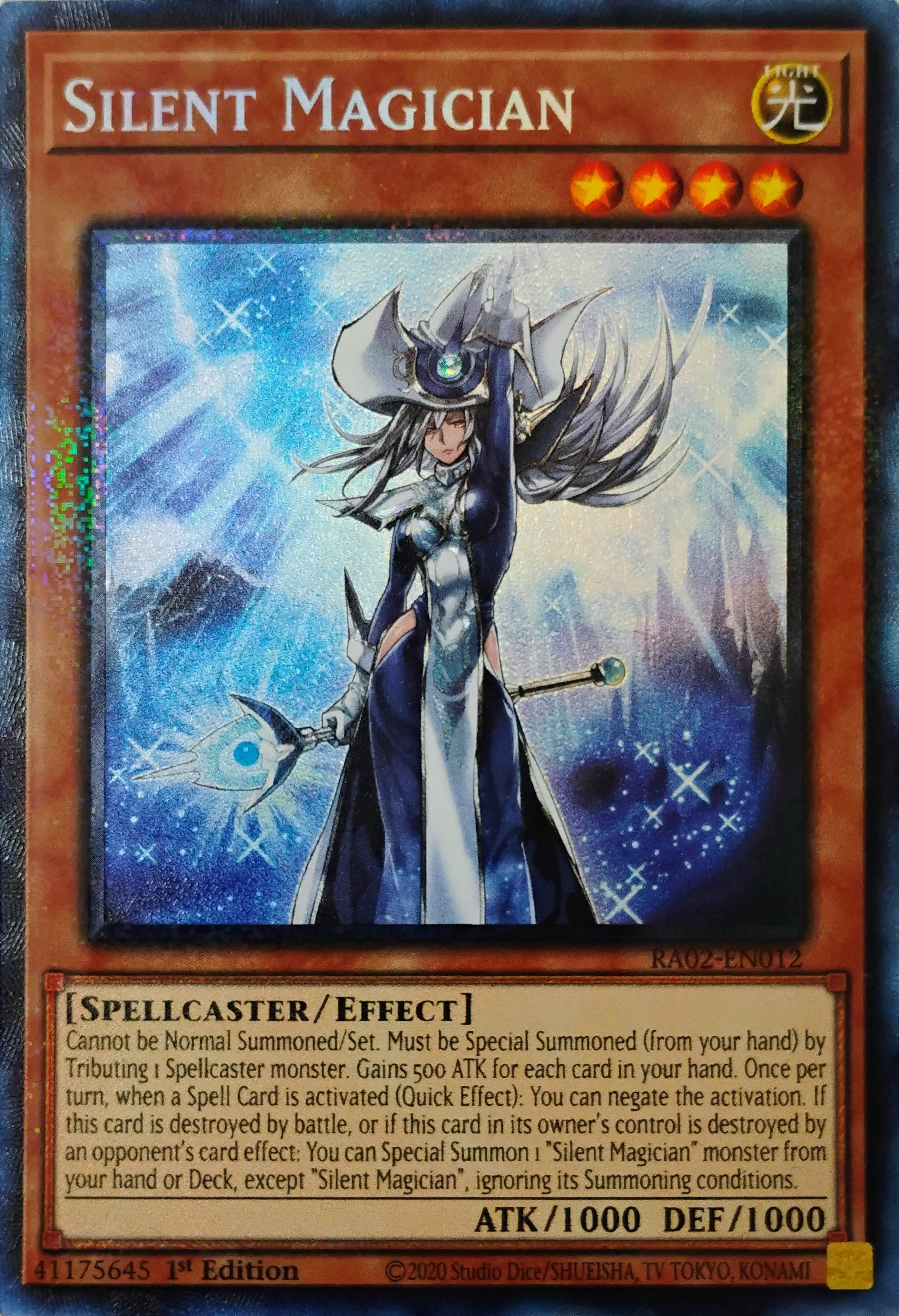 Yugioh! Silent Magician Ra02-en012 Collector