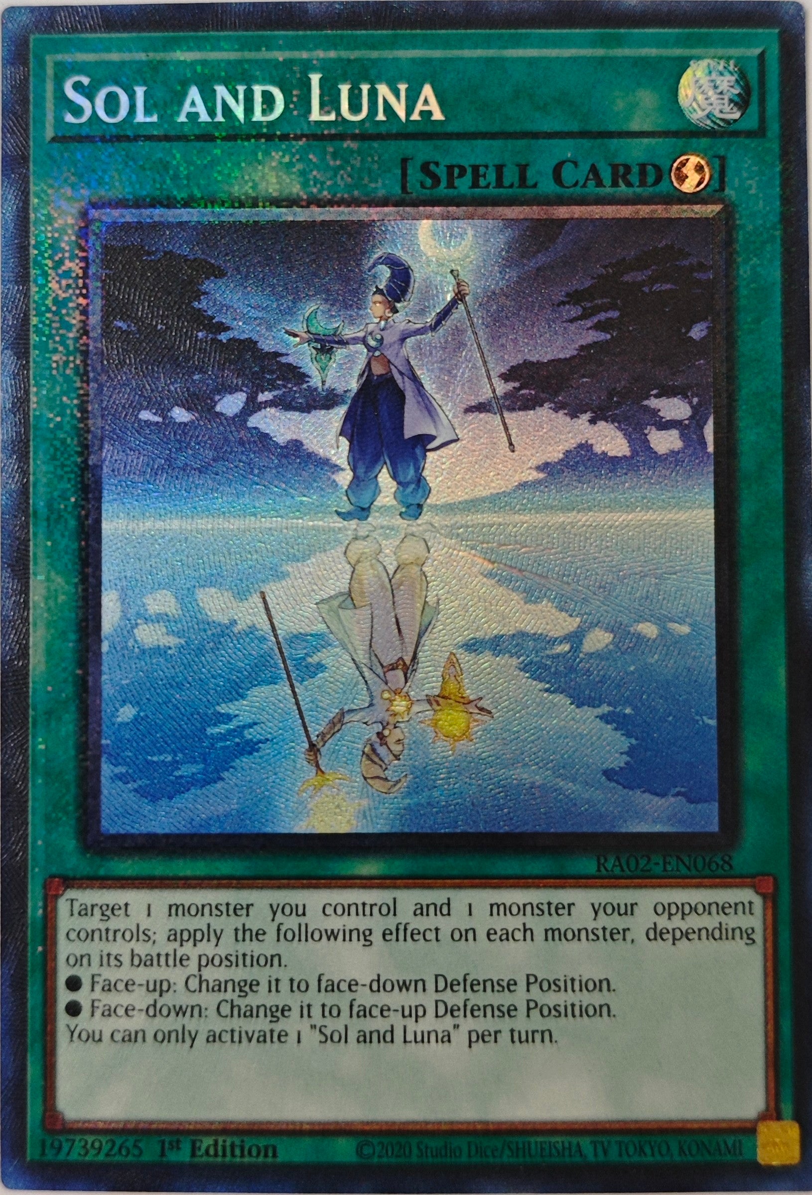 Yugioh! Sol and Luna Ra02-En068 1st Edition Collector