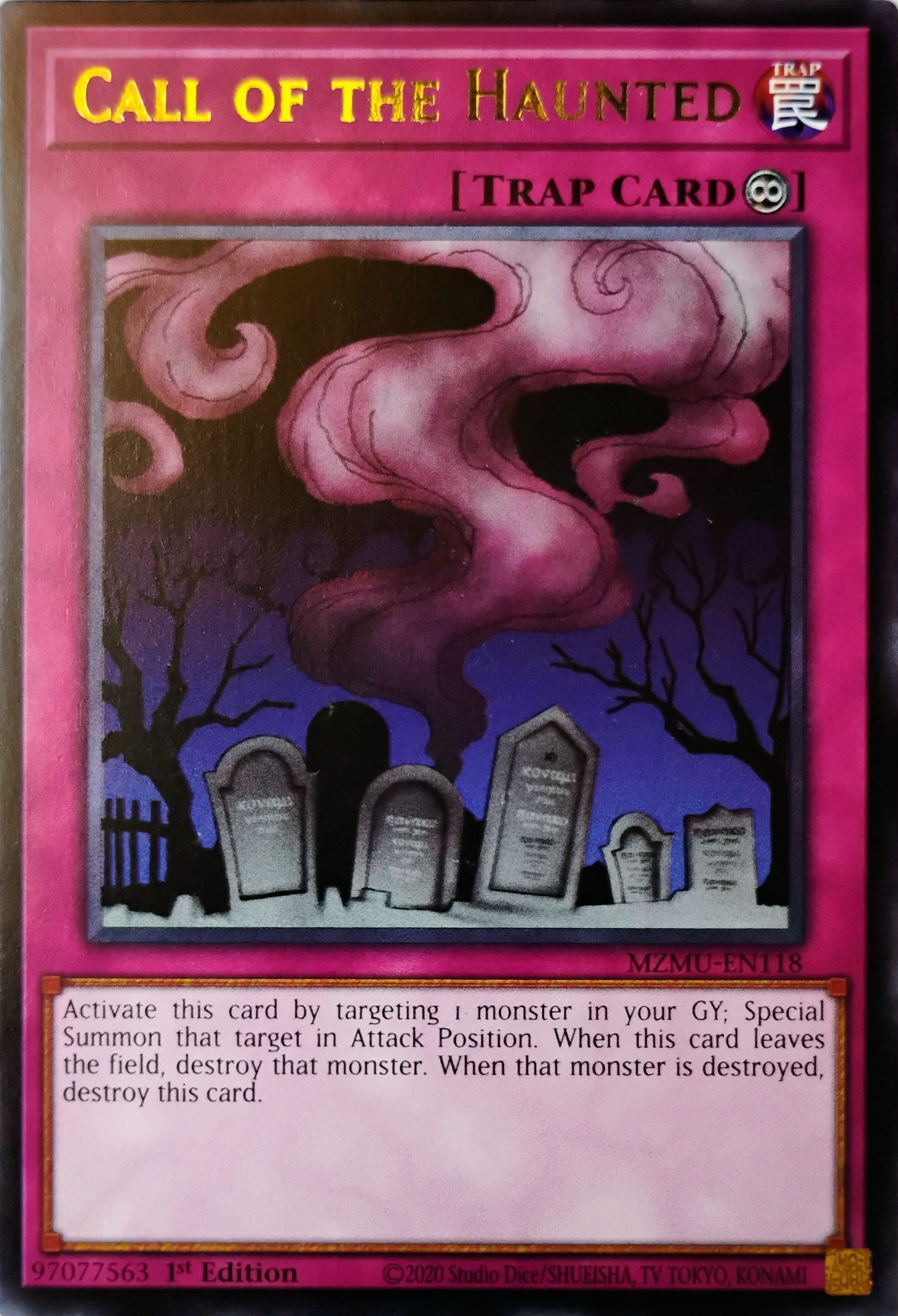 Yugioh! Call Of The Haunted Mzmu-en118 Rara