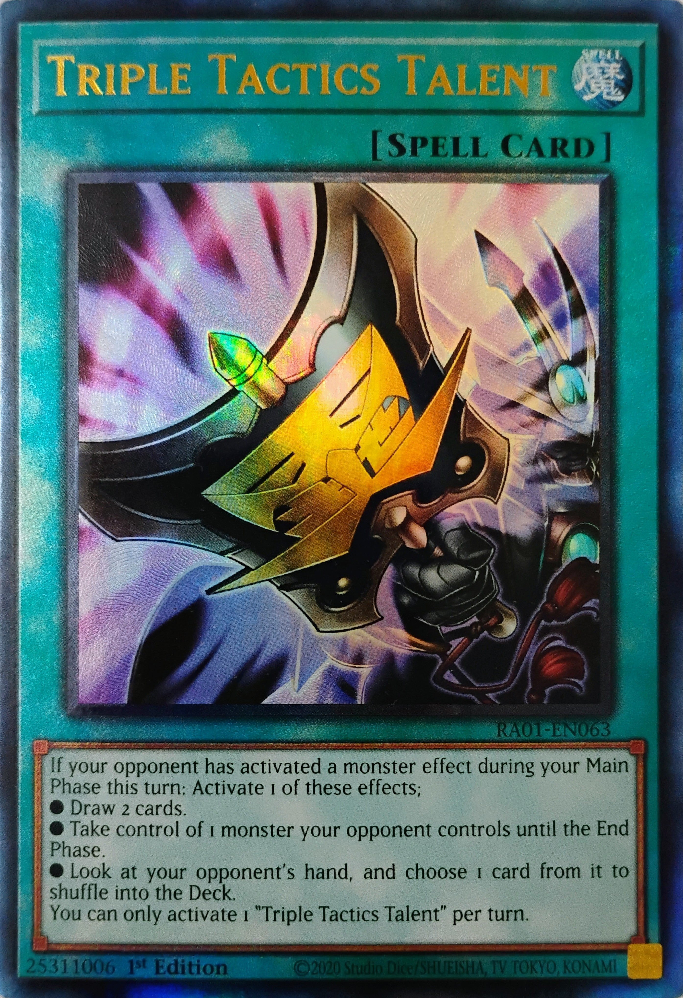 Yugioh! Triple Tactics Talent Ra01-en063 Ultimate