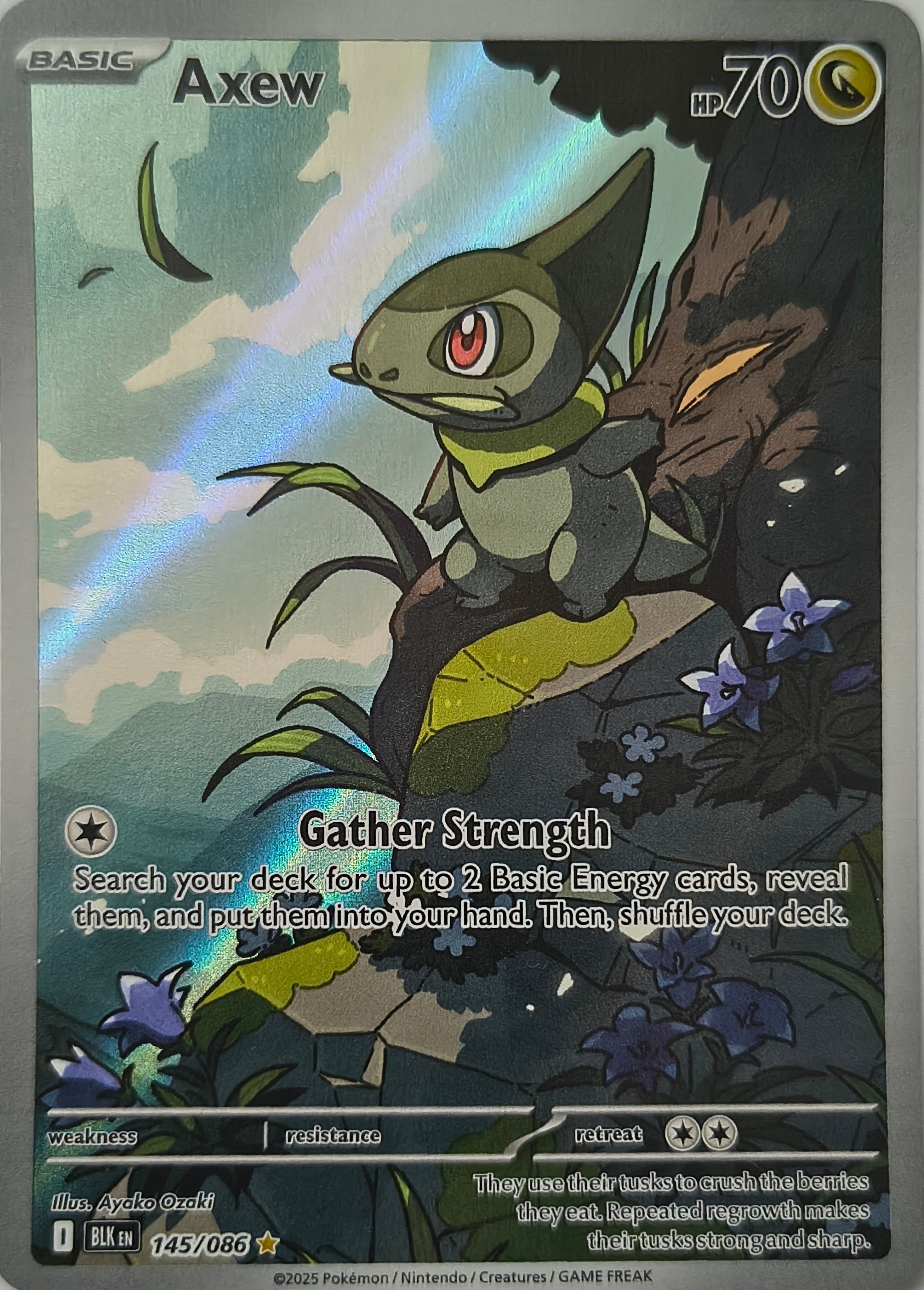 Pokémon tcg Axew 145/086