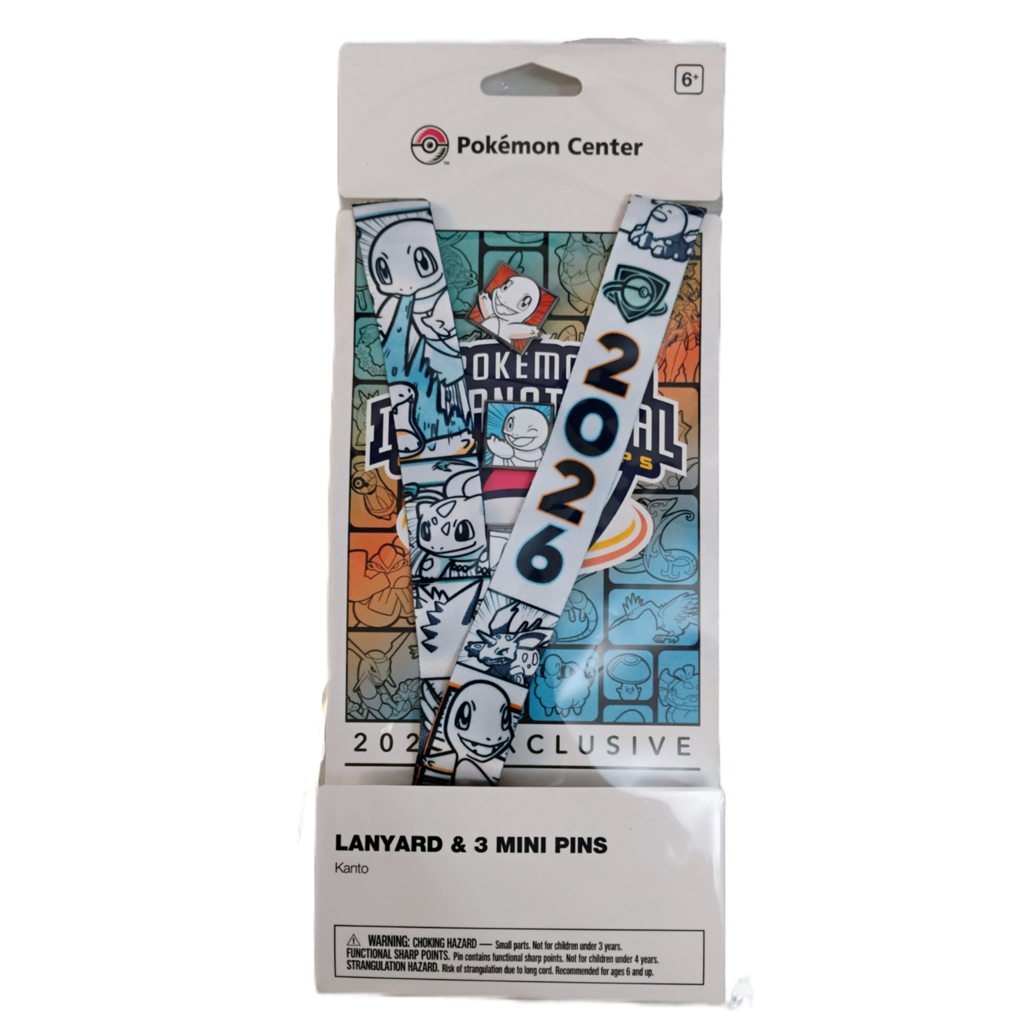 Pokémon Lanyard & 3 mini Pins Pokémon Center