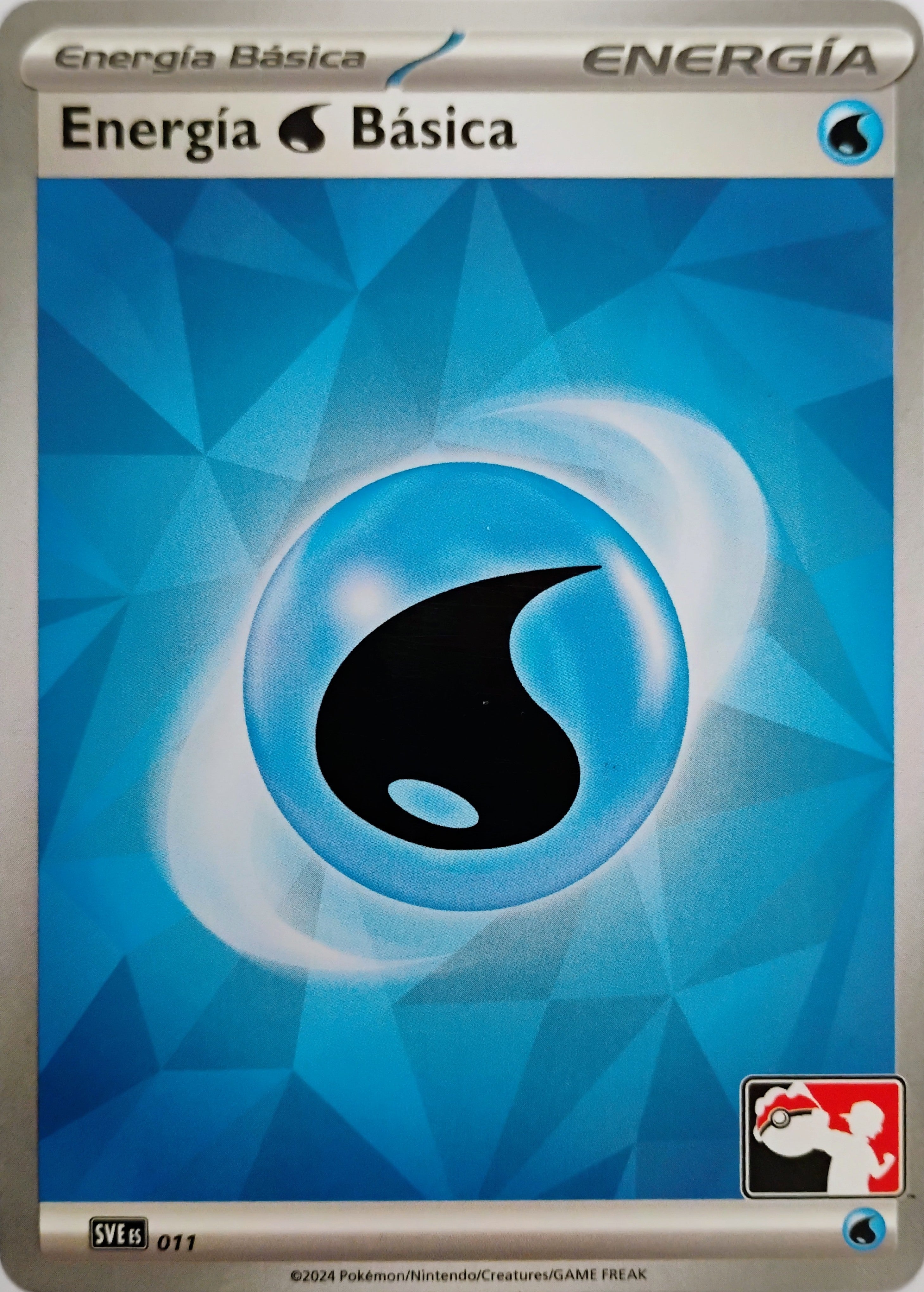 Pokémon tcg Energía Básica De Agua 011 (Liga) (Español)