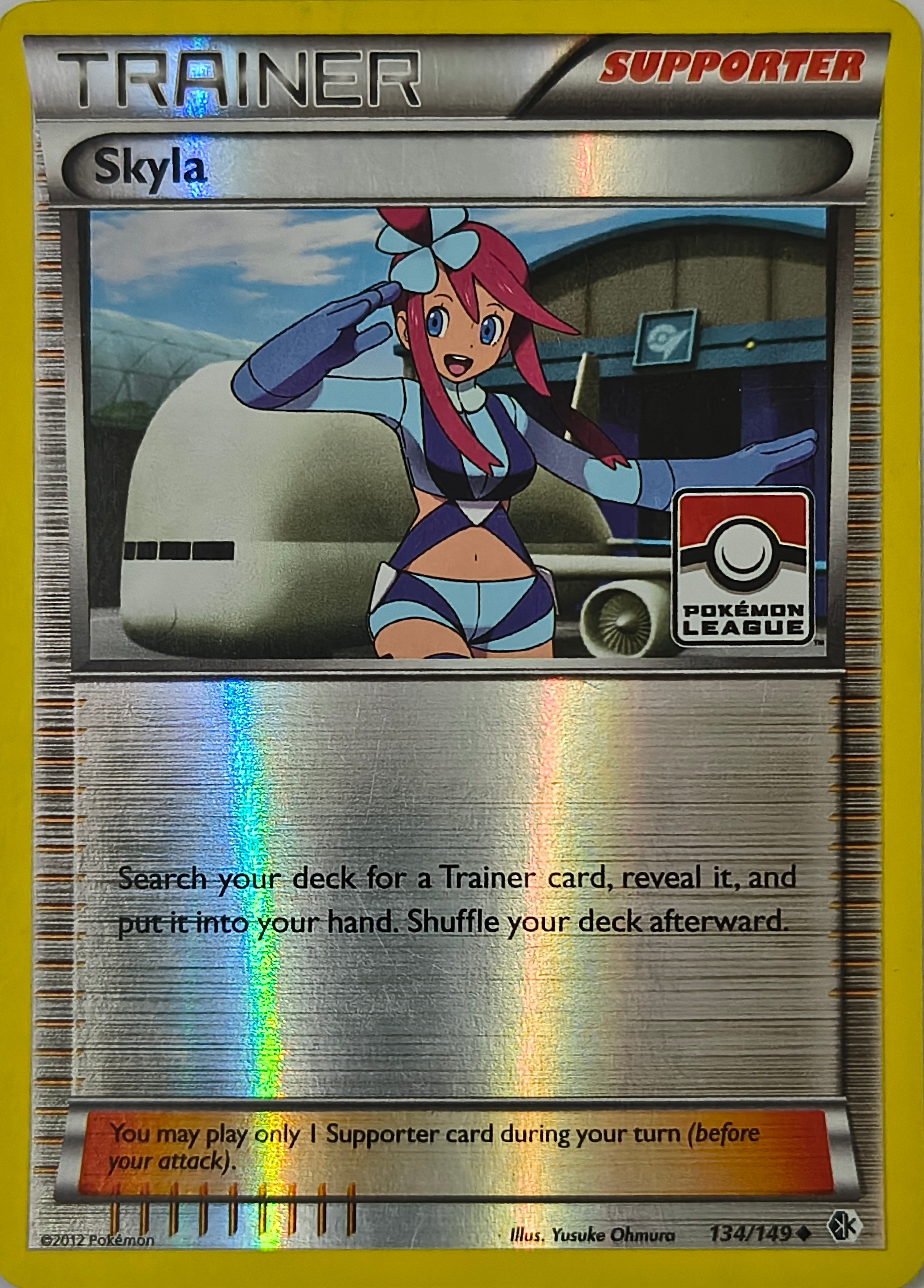 Pokémon tcg Skyla 134/149 Reverse (Pokémon League)