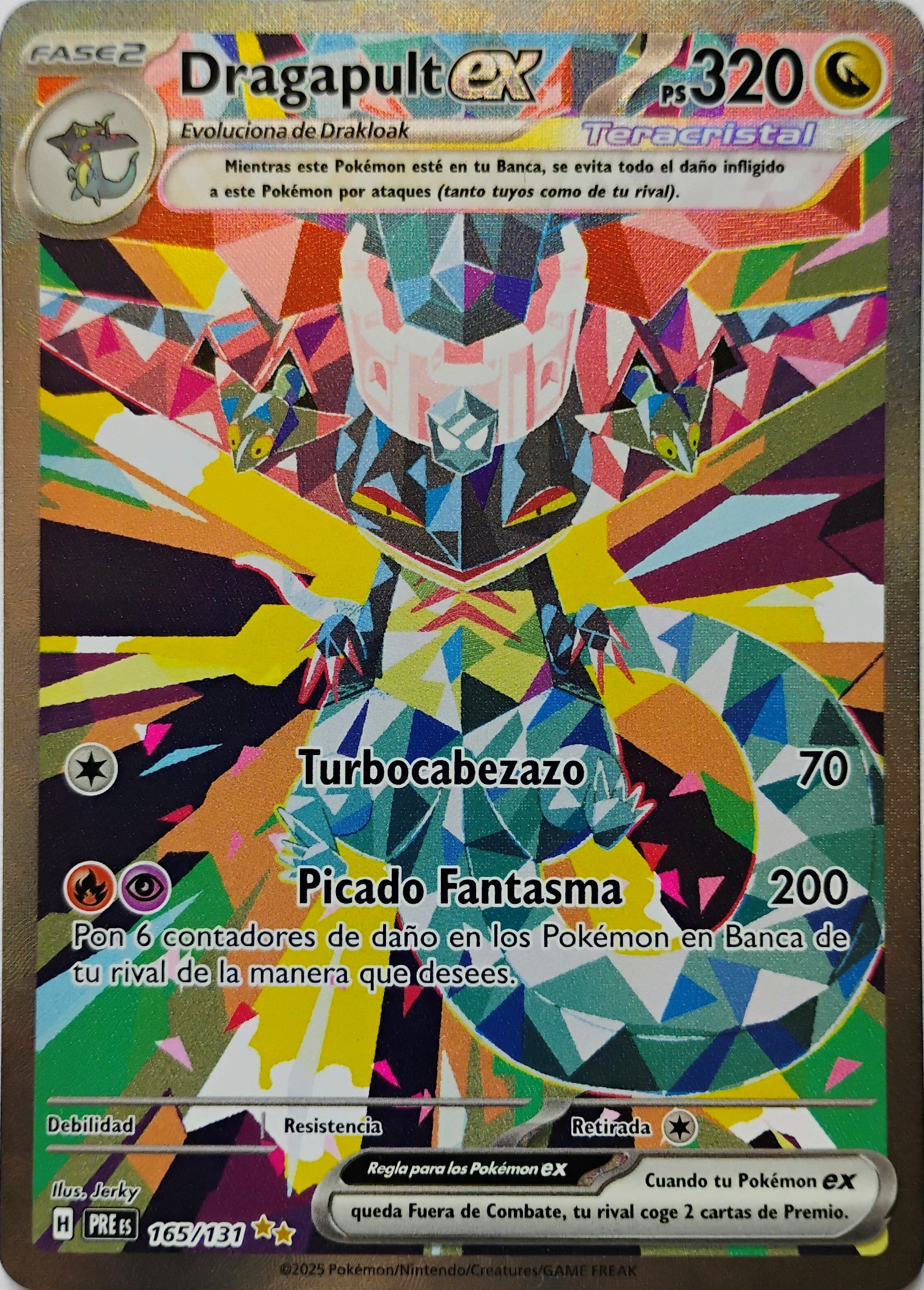 Pokémon tcg Dragapult Ex 165/131 (Español)