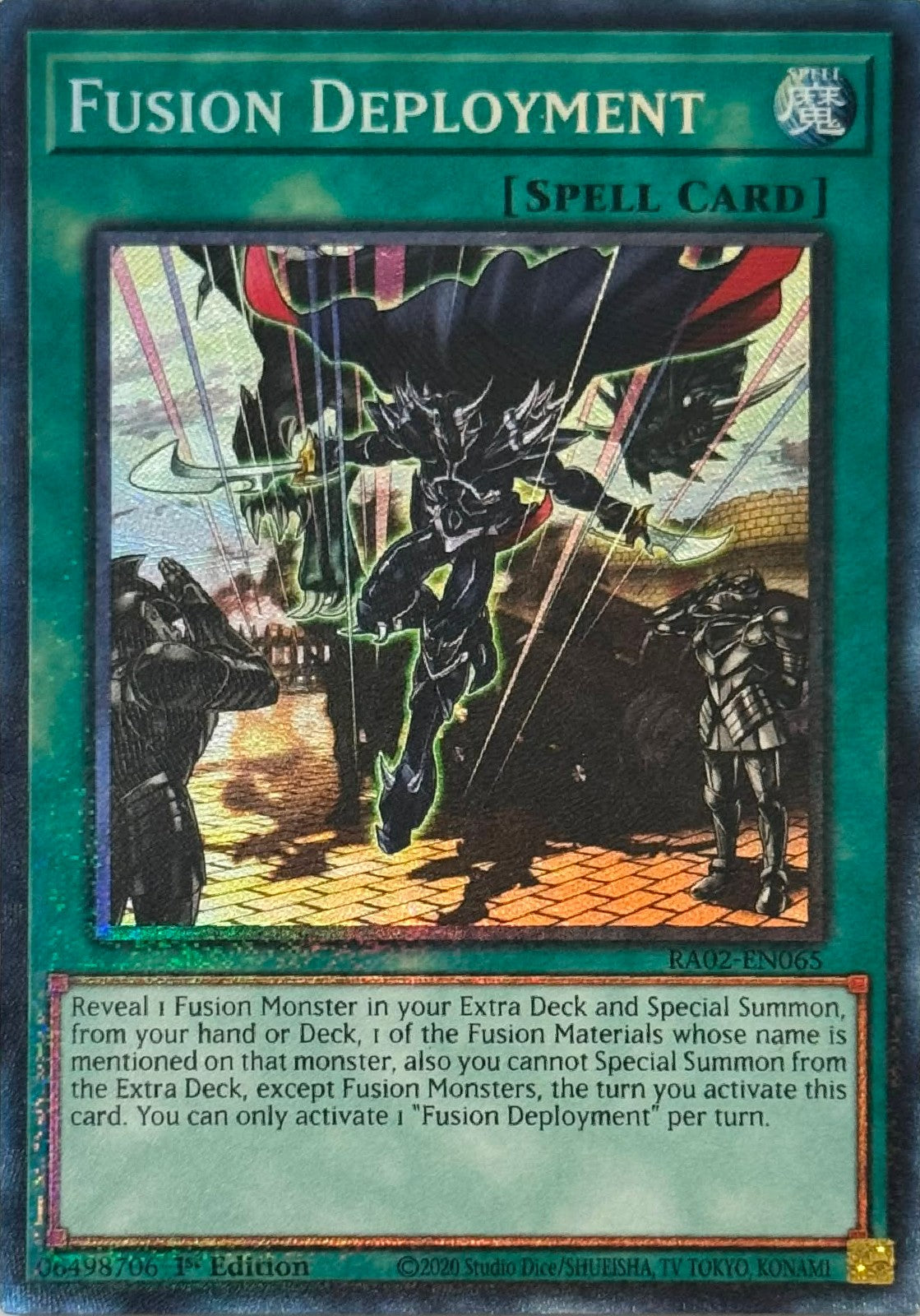 Yugioh! Fusión Deployment RA02-EN065 1st Edition Collector