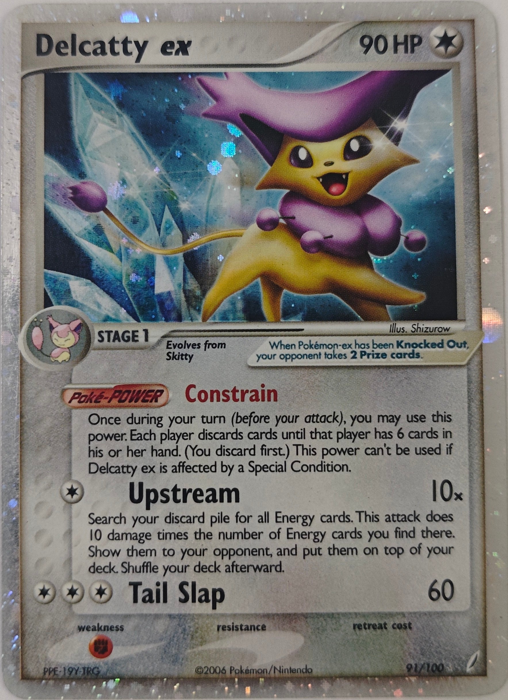 Pokémon Tcg Delcatty ex 91/100 Ultra Rare