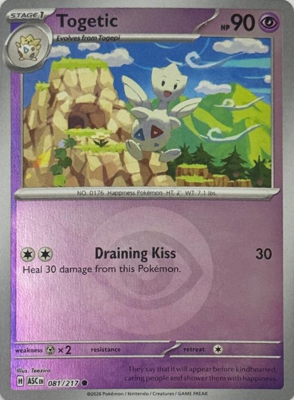 Pokémon Tcg Togetic 081/217 (Energy Símbol)
